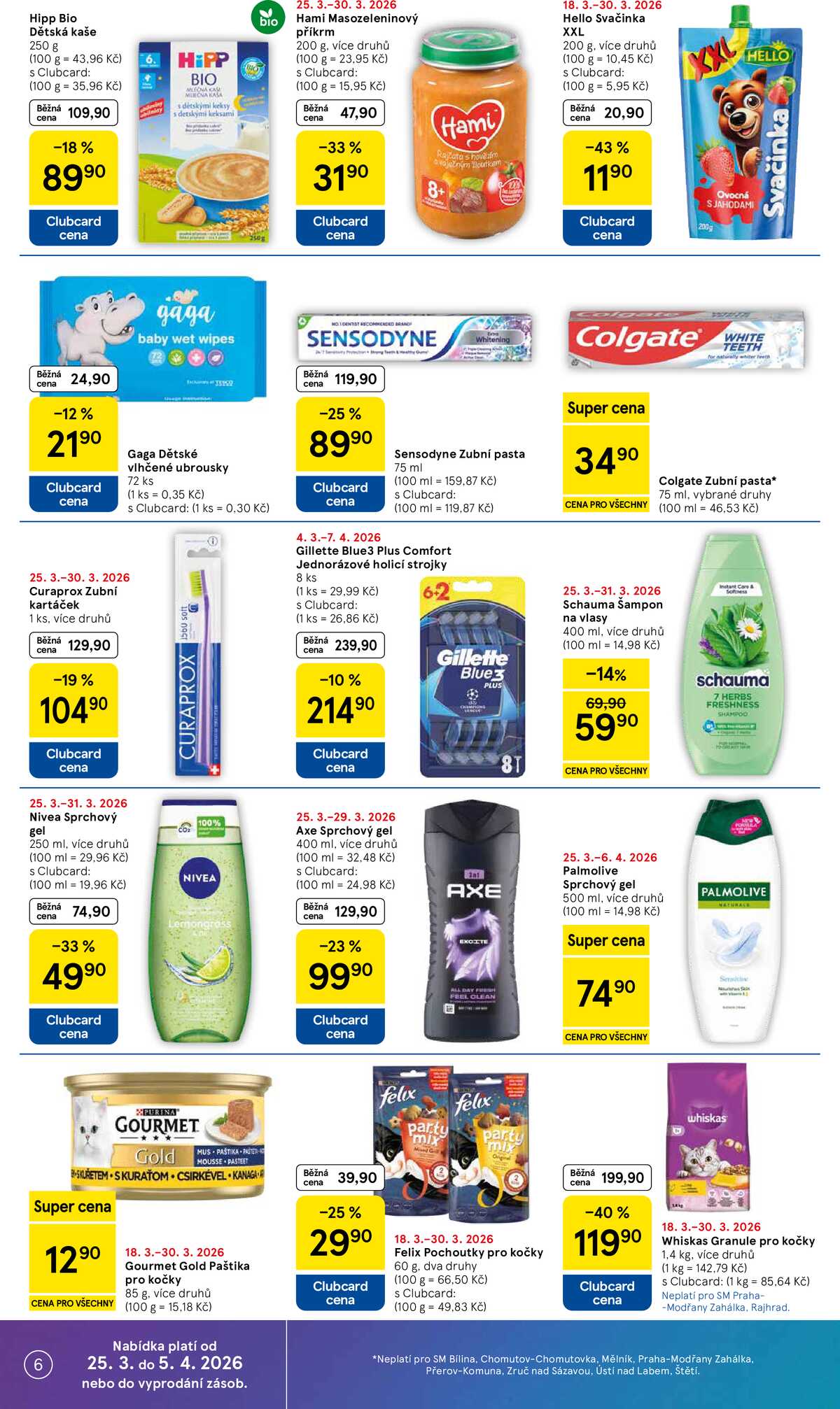 Tesco supermarkety od 25.3. do 30.3.2026 strana 6