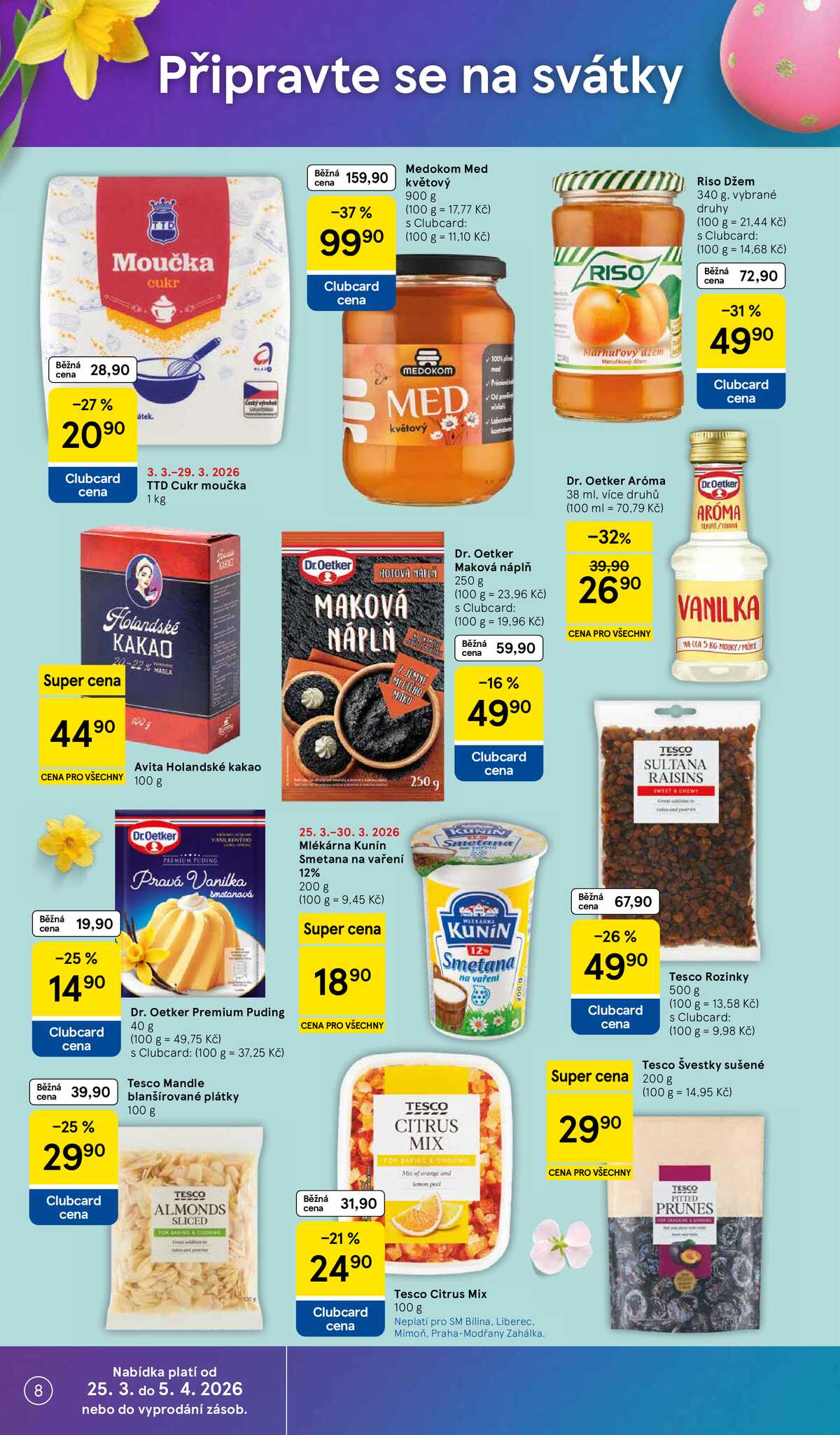 Tesco supermarkety od 25.3. do 30.3.2026 strana 8