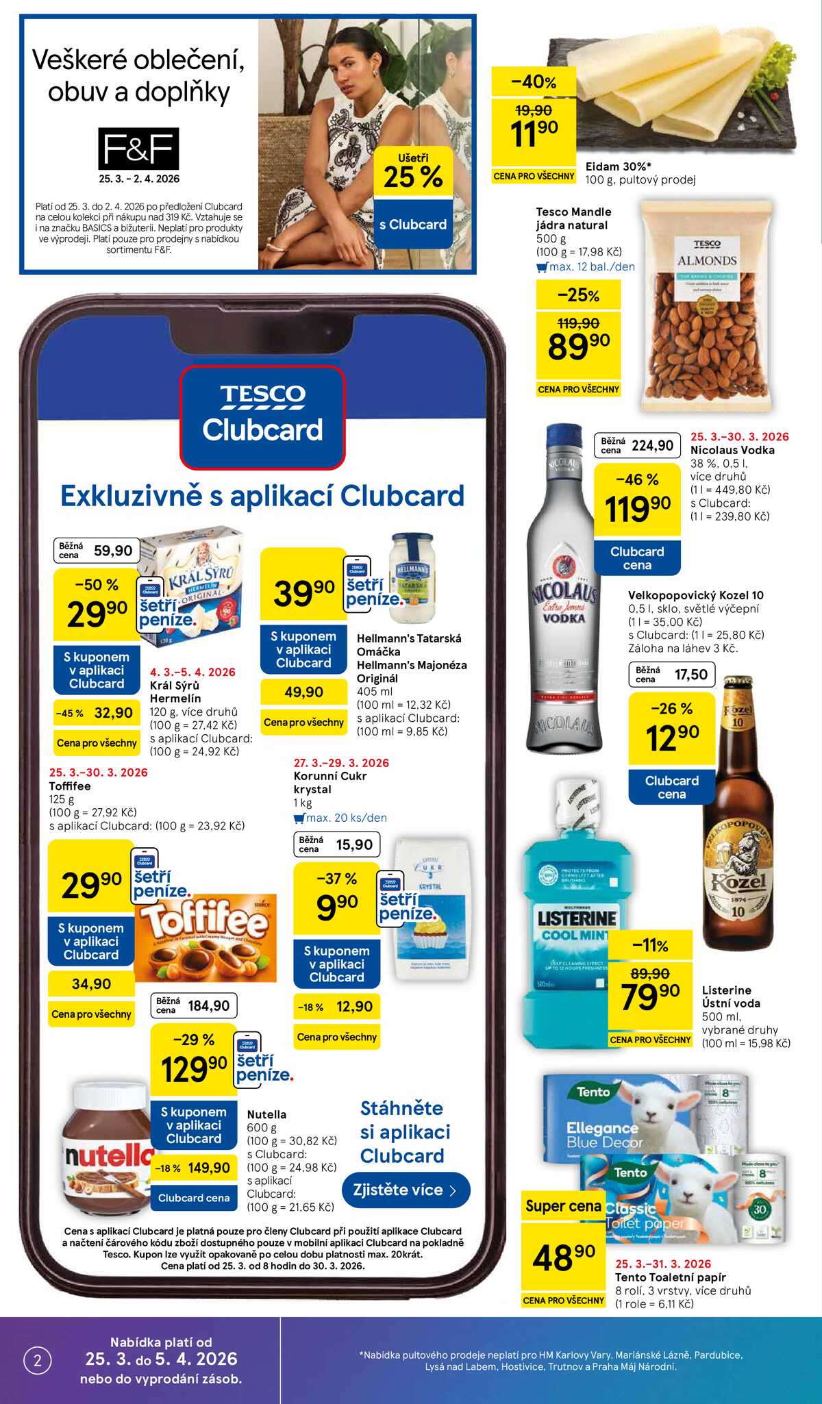 Tesco malé hypermarkety od 25.3. do 30.3.2026 strana 2