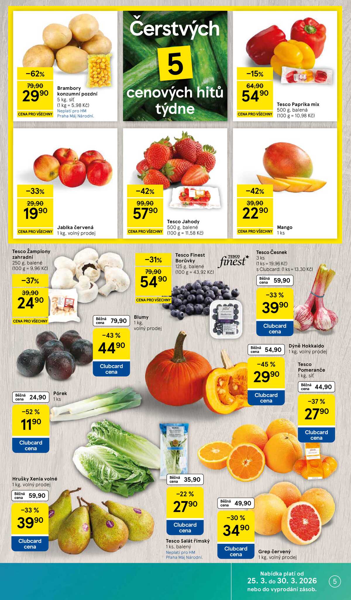 Tesco malé hypermarkety od 25.3. do 30.3.2026 strana 5