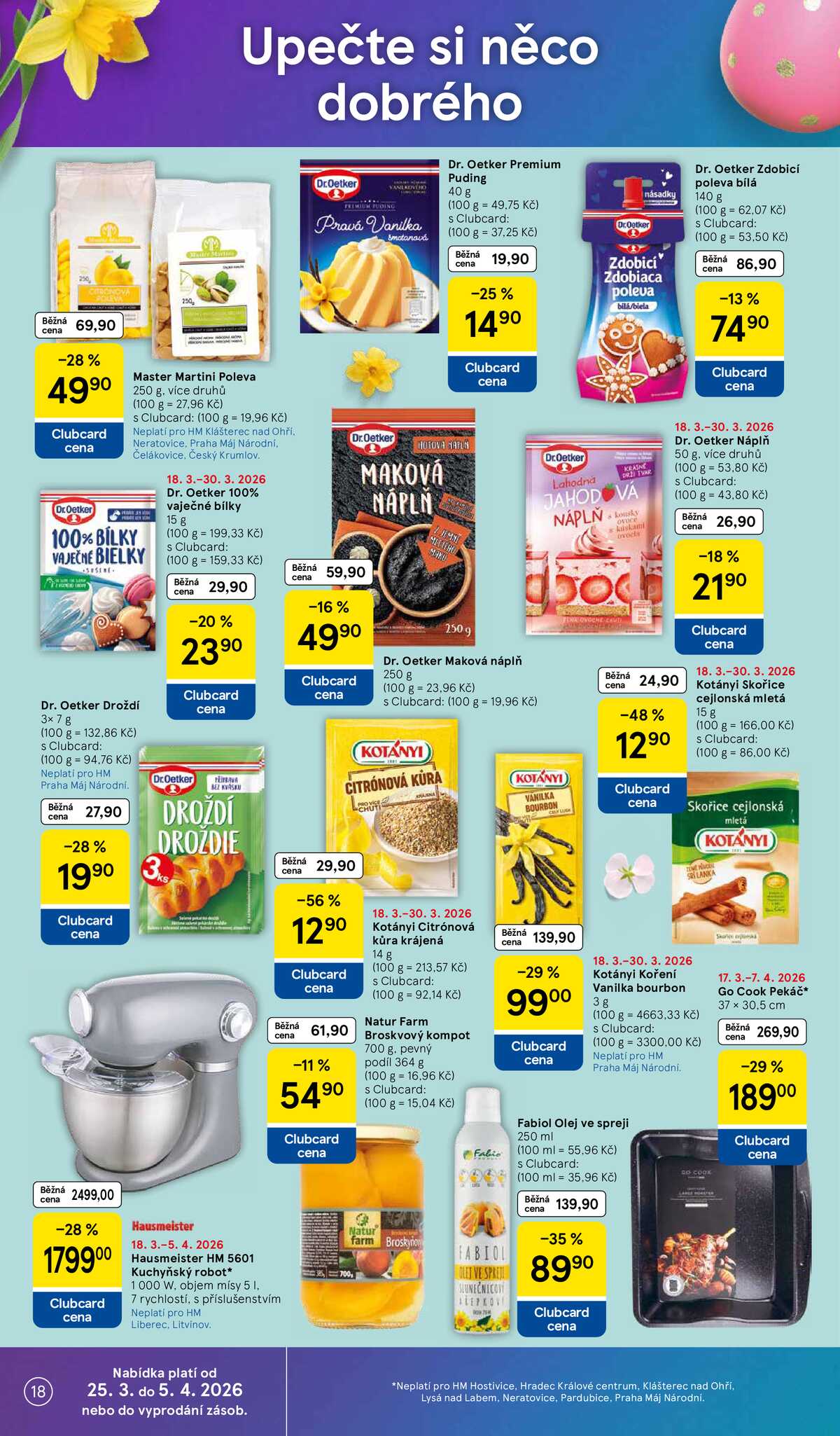 Tesco malé hypermarkety od 25.3. do 30.3.2026 strana 18