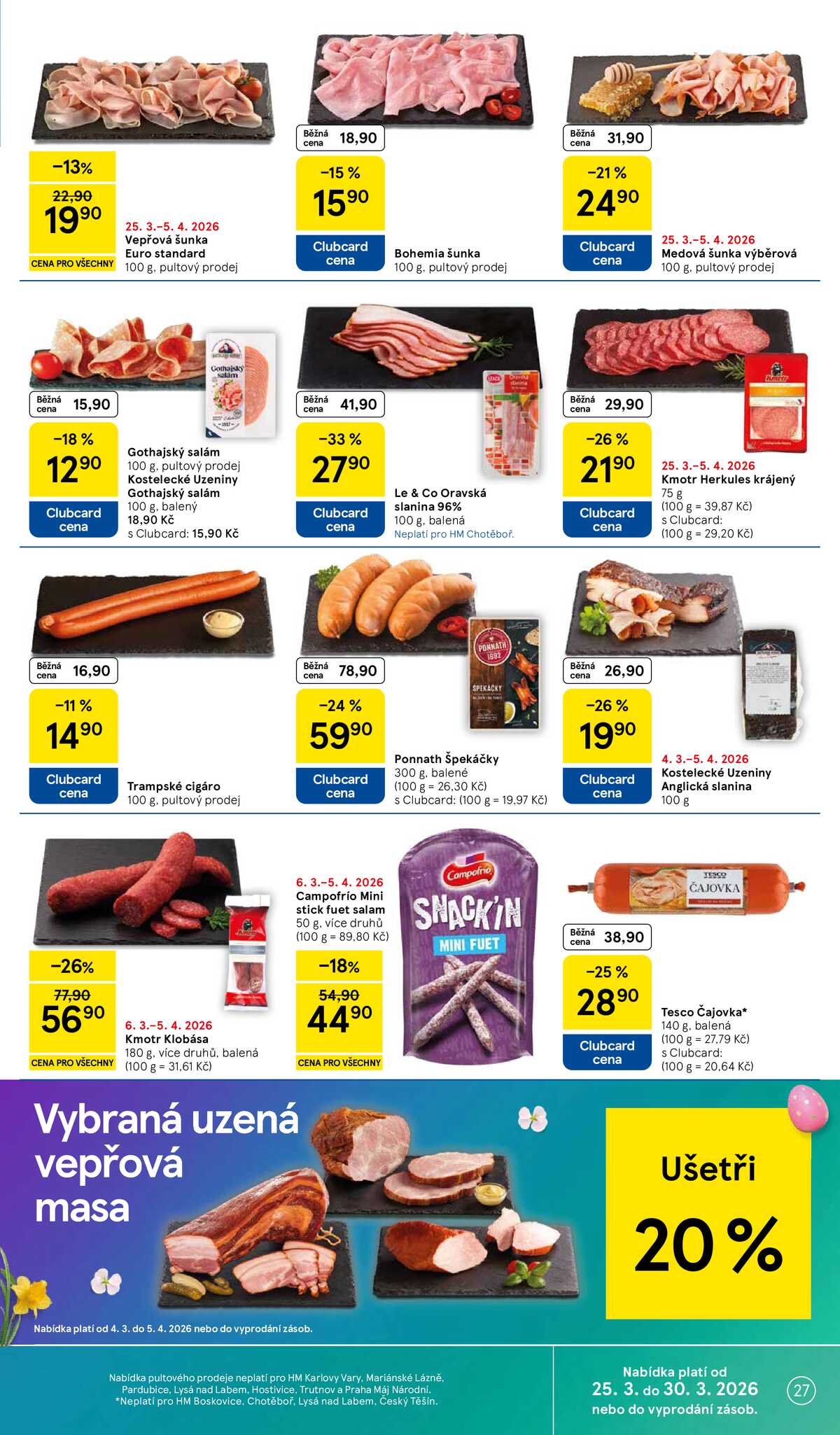 Tesco malé hypermarkety od 25.3. do 30.3.2026 strana 27