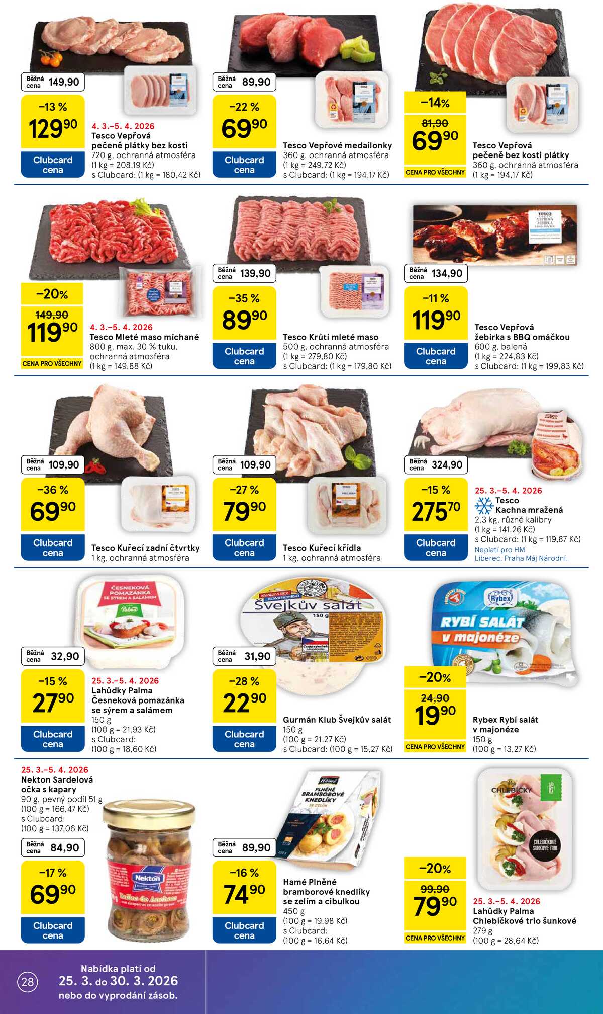 Tesco malé hypermarkety od 25.3. do 30.3.2026 strana 28