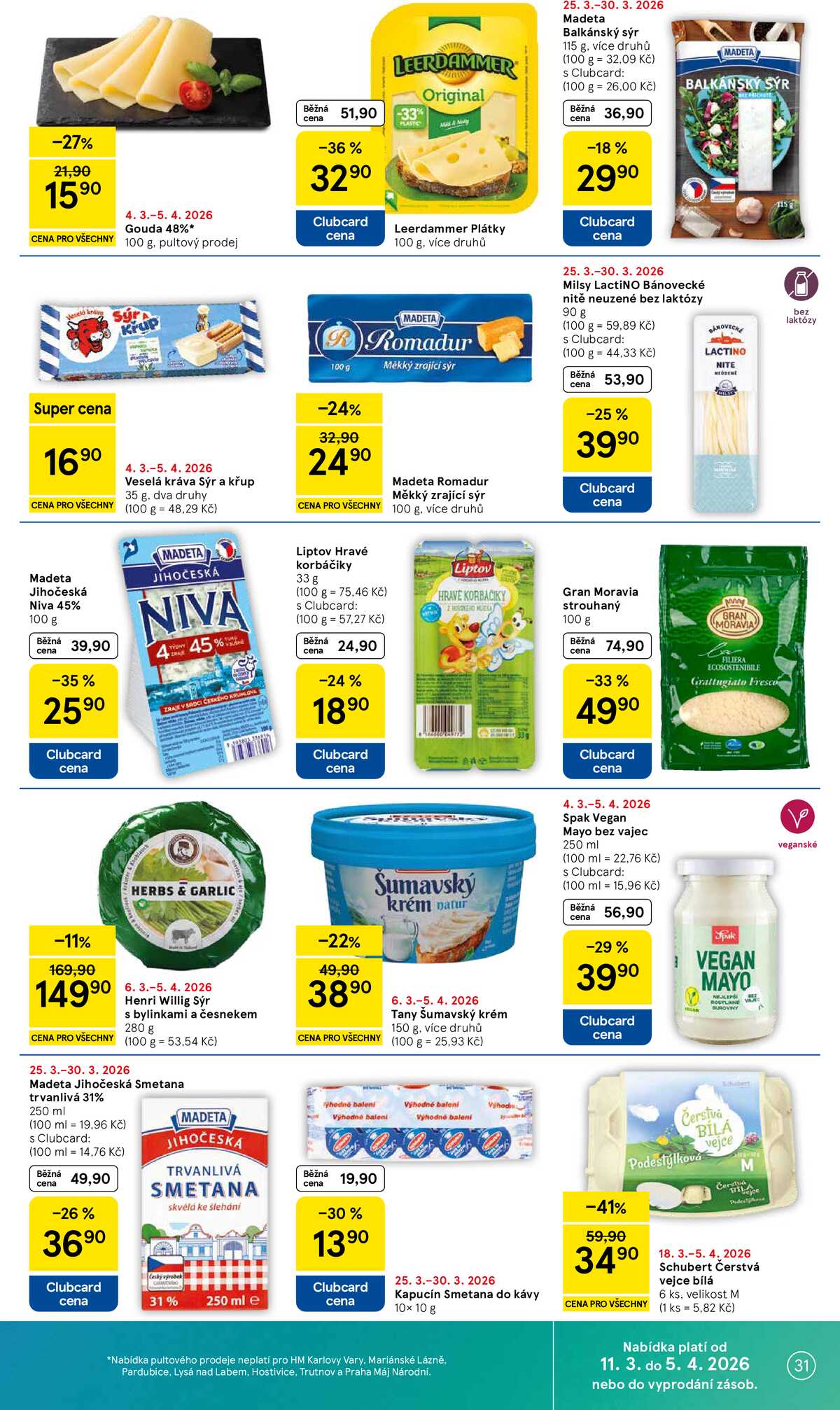 Tesco malé hypermarkety od 25.3. do 30.3.2026 strana 31