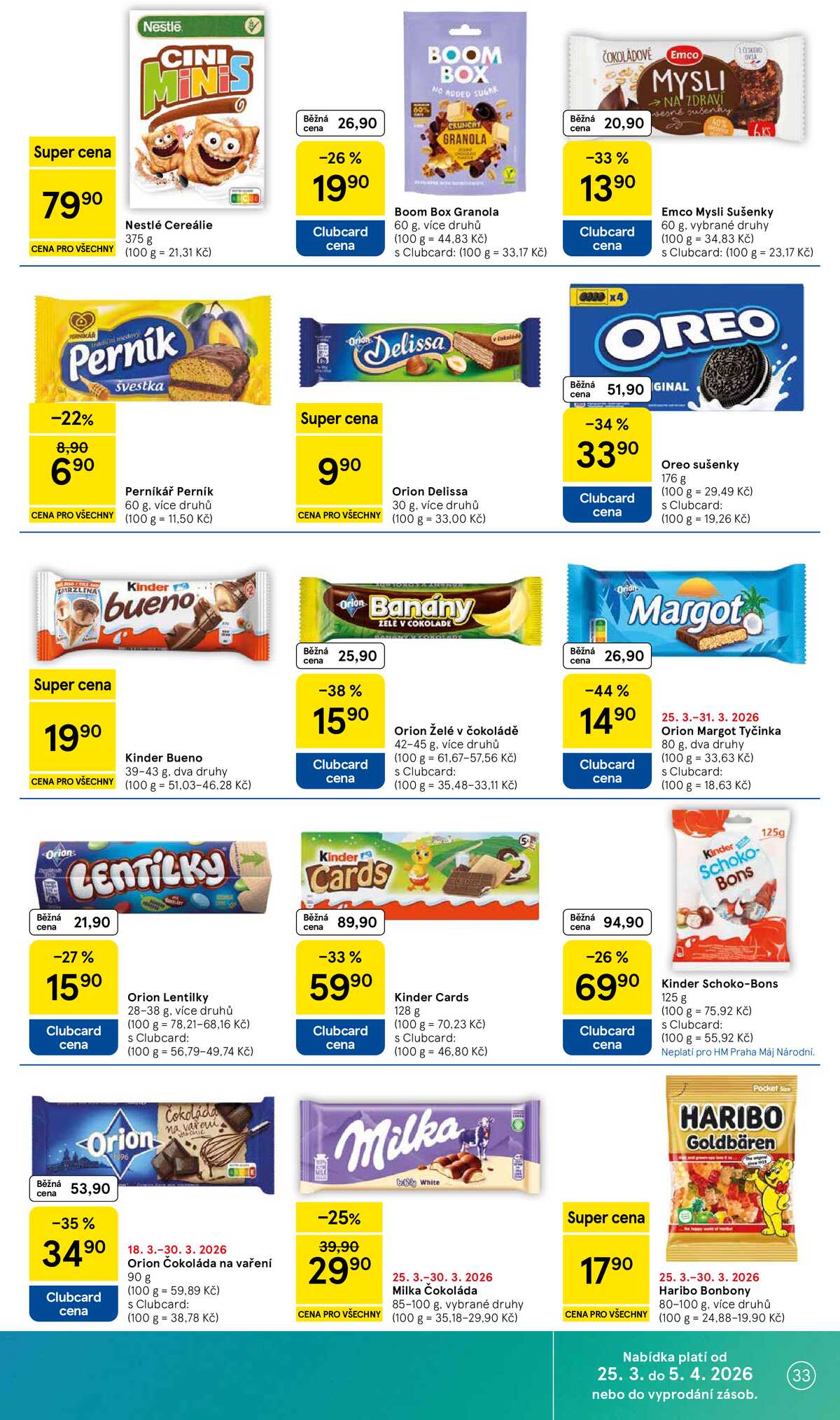 Tesco malé hypermarkety od 25.3. do 30.3.2026 strana 33