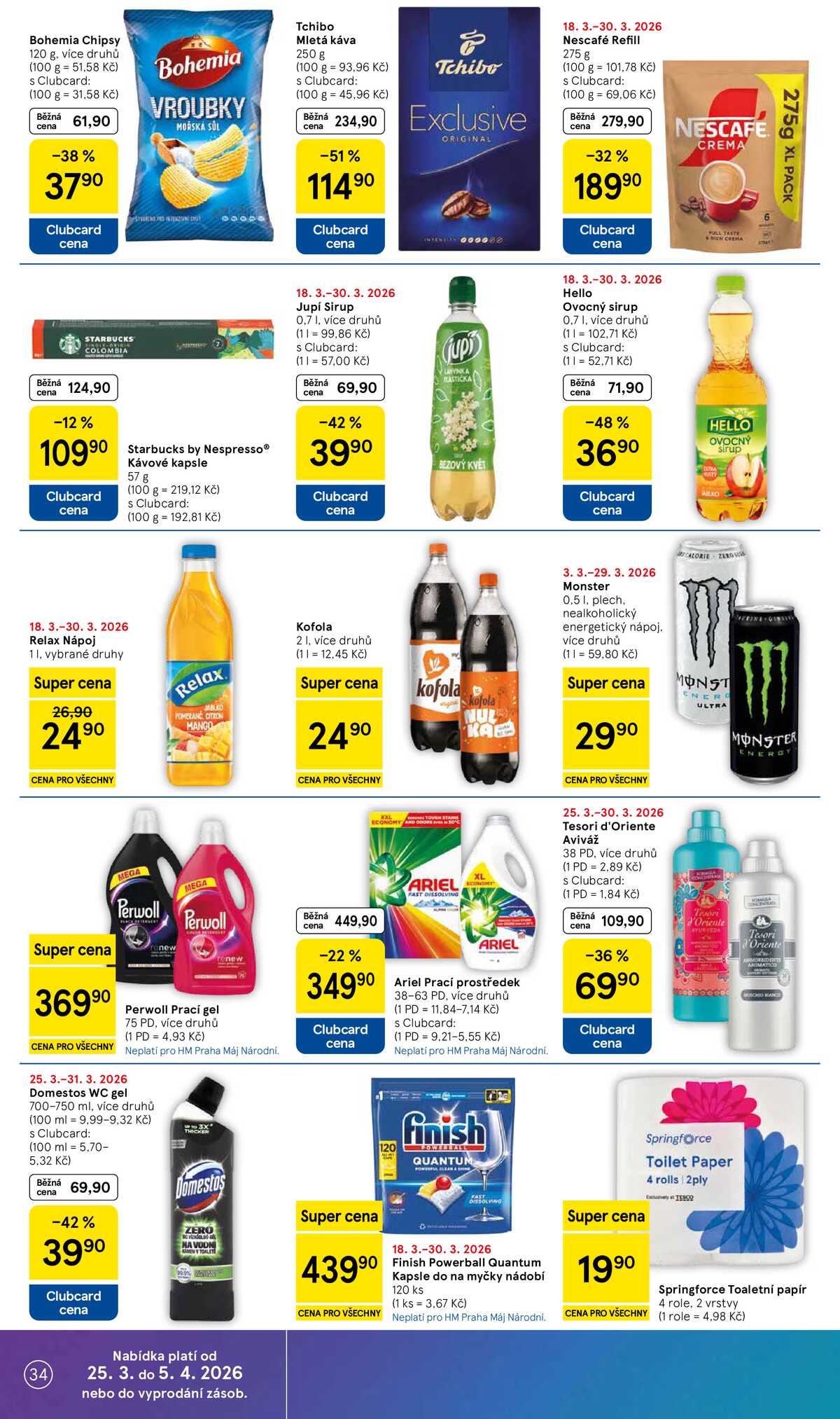 Tesco malé hypermarkety od 25.3. do 30.3.2026 strana 34
