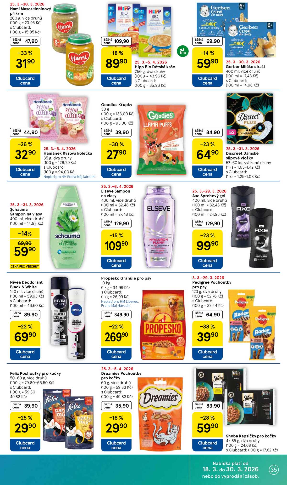 Tesco malé hypermarkety od 25.3. do 30.3.2026 strana 35