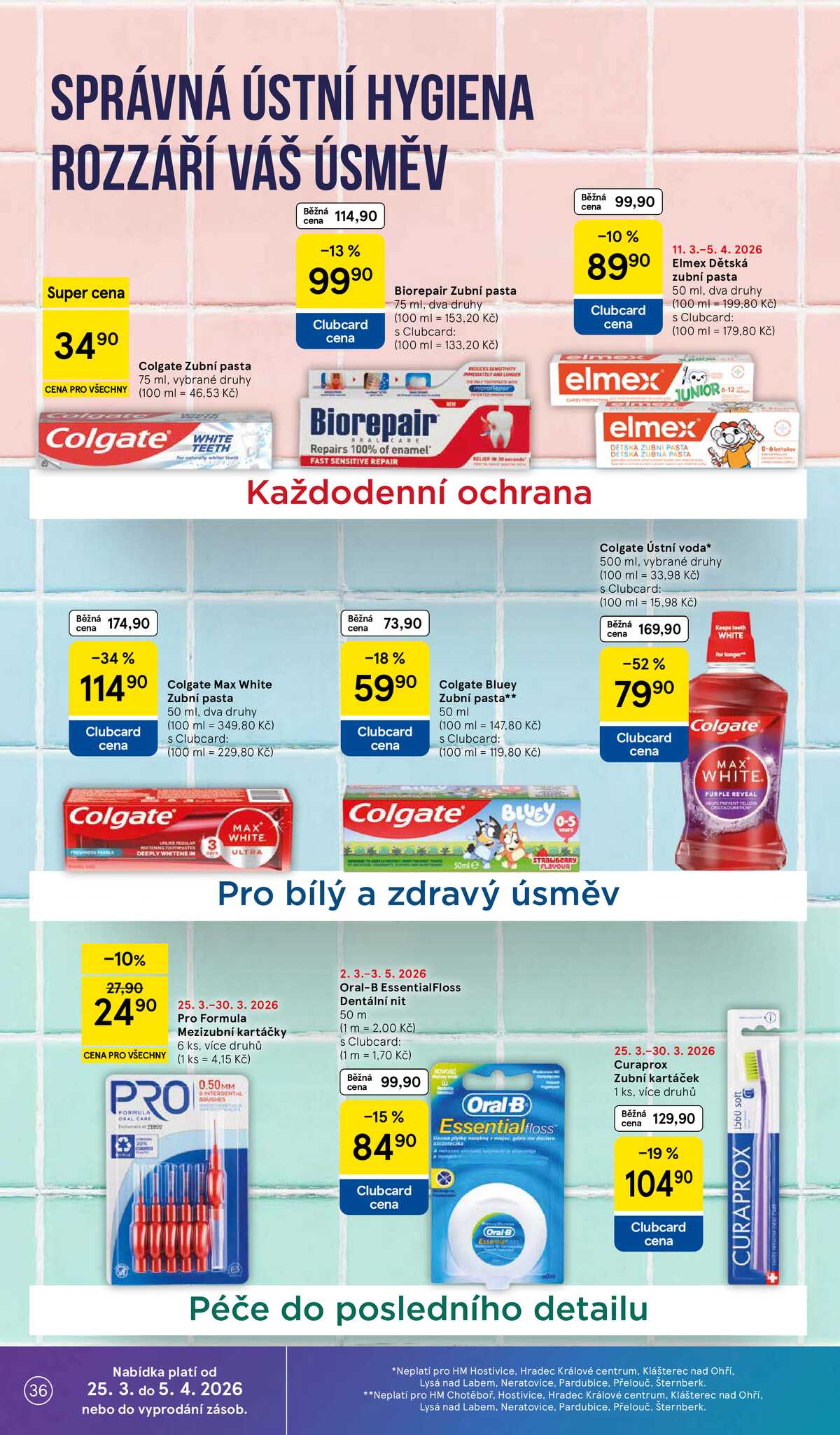 Tesco malé hypermarkety od 25.3. do 30.3.2026 strana 36