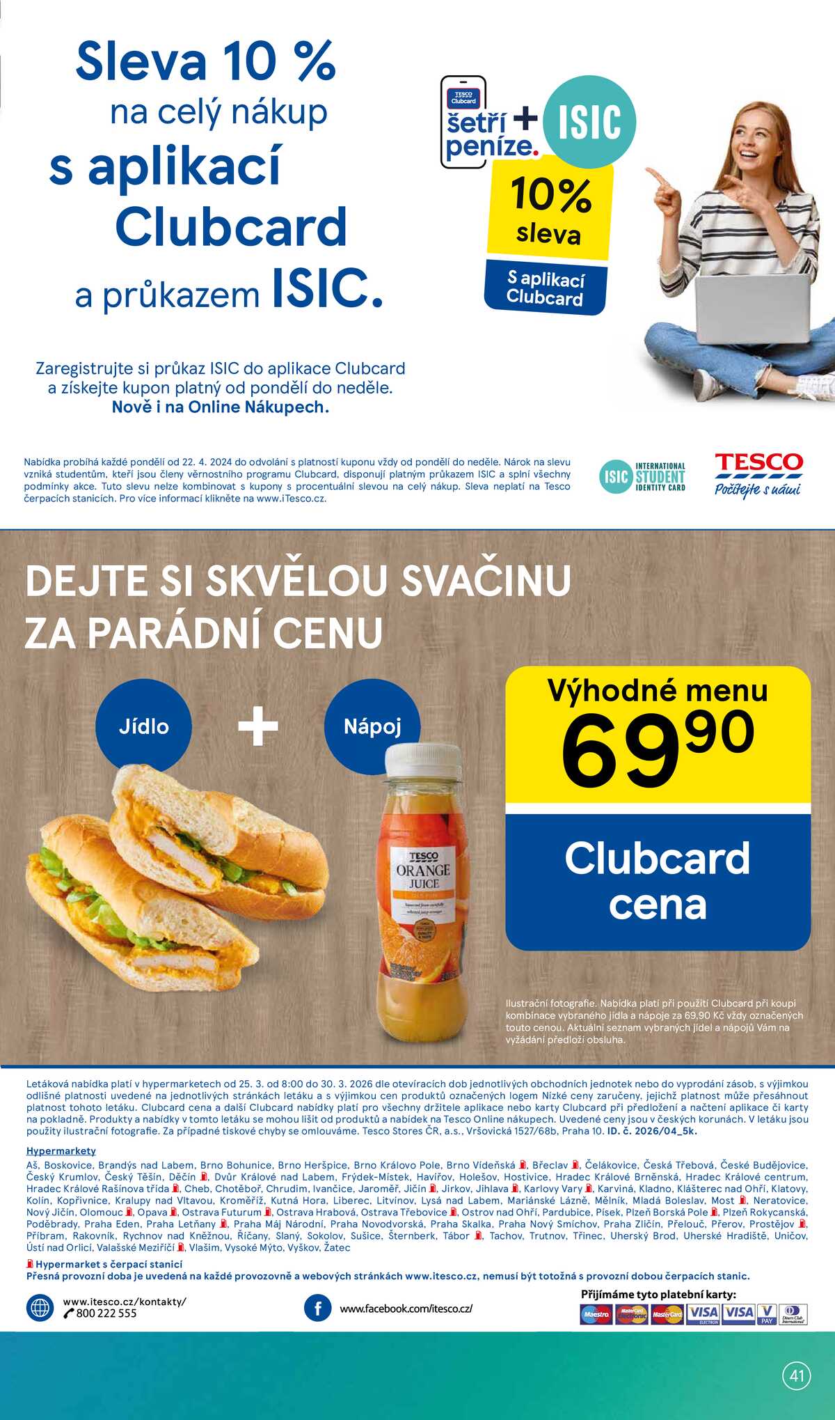 Tesco malé hypermarkety od 25.3. do 30.3.2026 strana 41