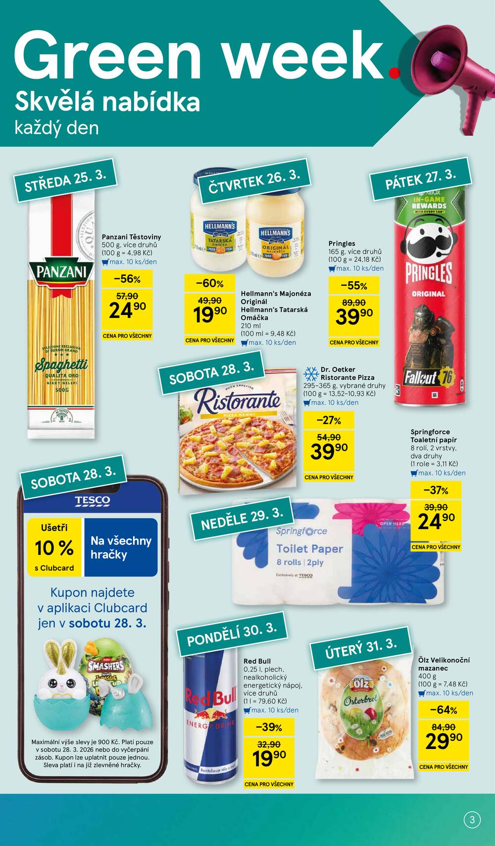 Tesco malé hypermarkety od 25.3. do 30.3.2026