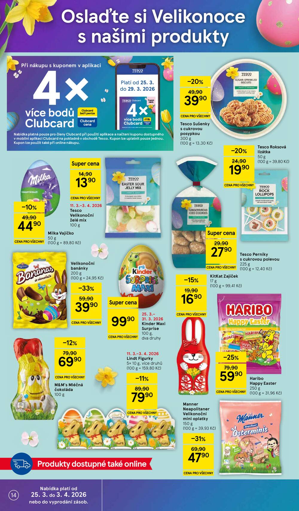 Leták Tesco - Tesco malé hypermarkety od 25.3. do 30.3.2026 - strana 14