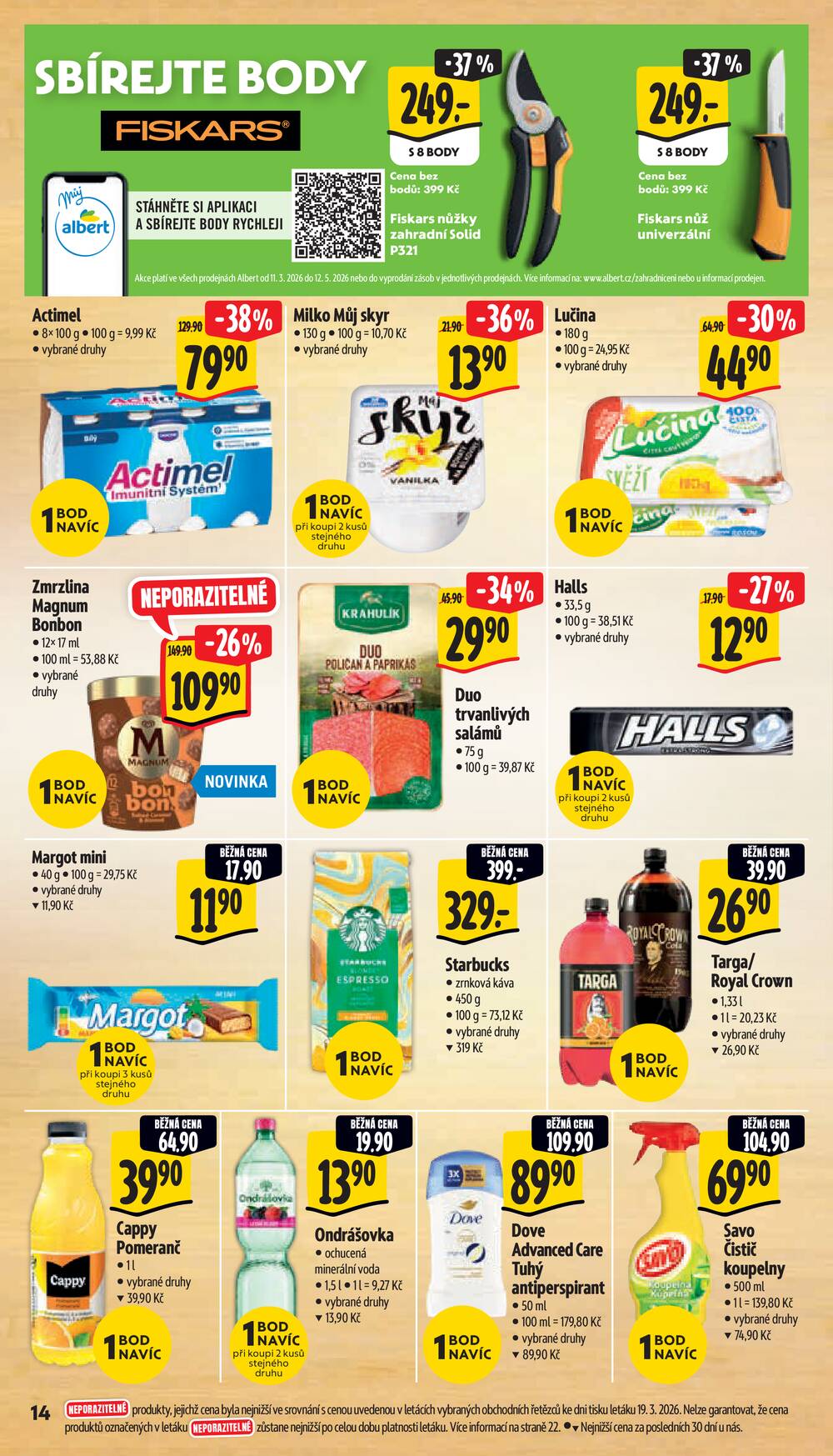 Leták Albert - Albert Supermarket od 25.3. do 31.3.2026 - strana 18