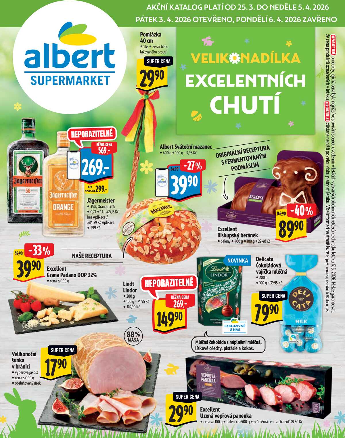 Albert Supermarket katalog Deli od 25.3. do 5.4.2026 strana 1