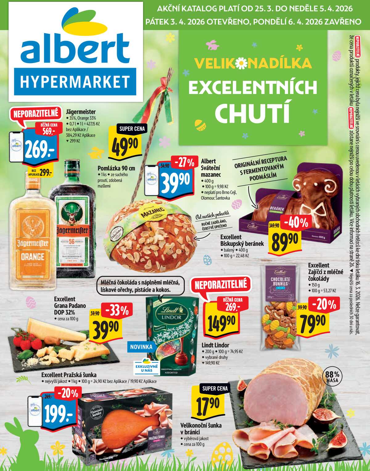 Albert  Hypermarket katalog Deli od 25.3. do 5.4.2026 strana 1