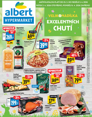 Albert  Hypermarket katalog Deli od 25.3. do 5.4.2026