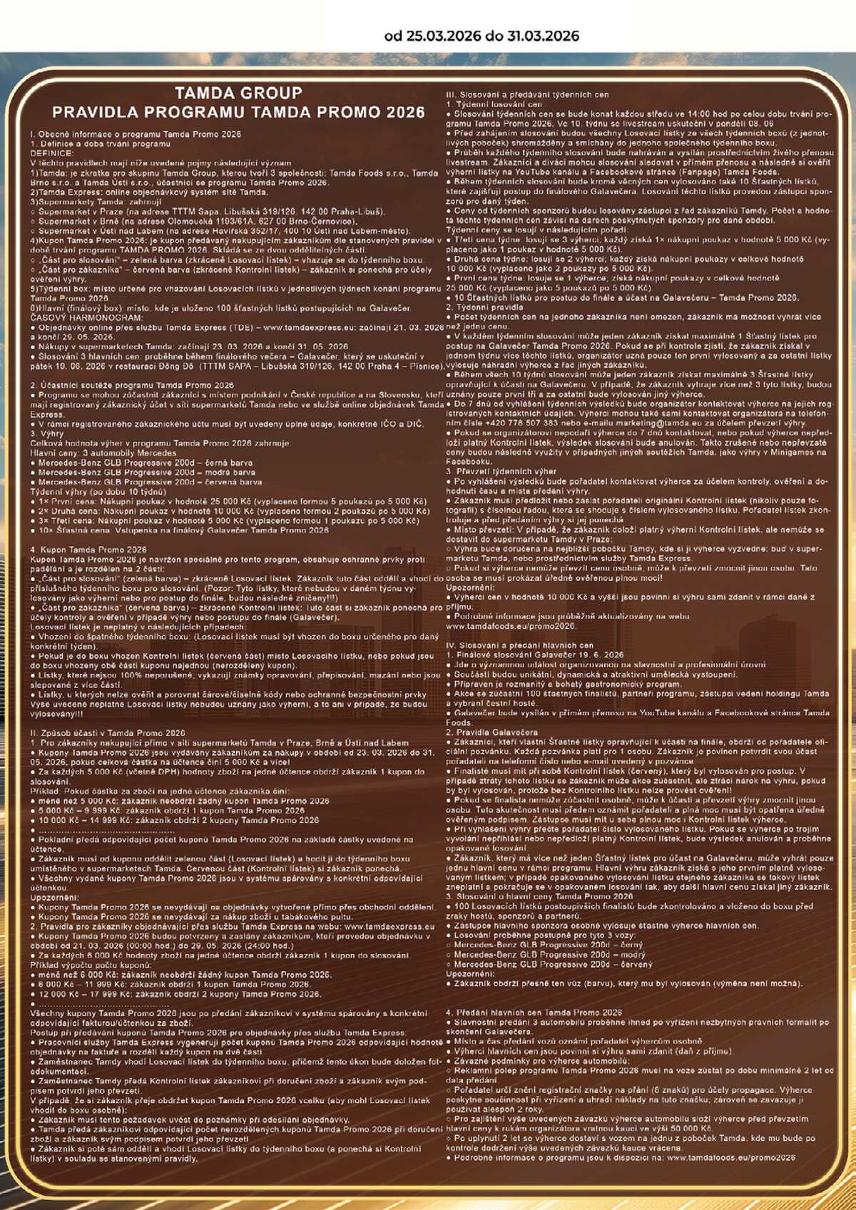Tamda Foods od 25.3. do 31.3.2026 strana 3