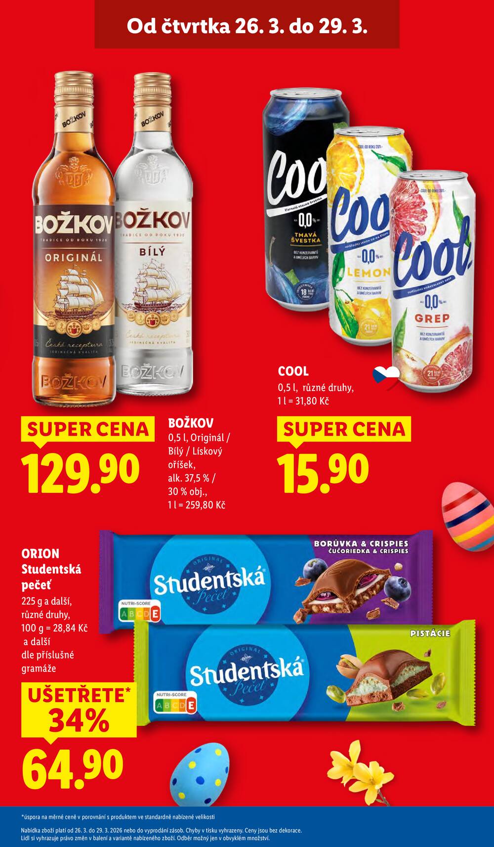 Lidl Čtvrtek od 26.3. do 29.3.2026