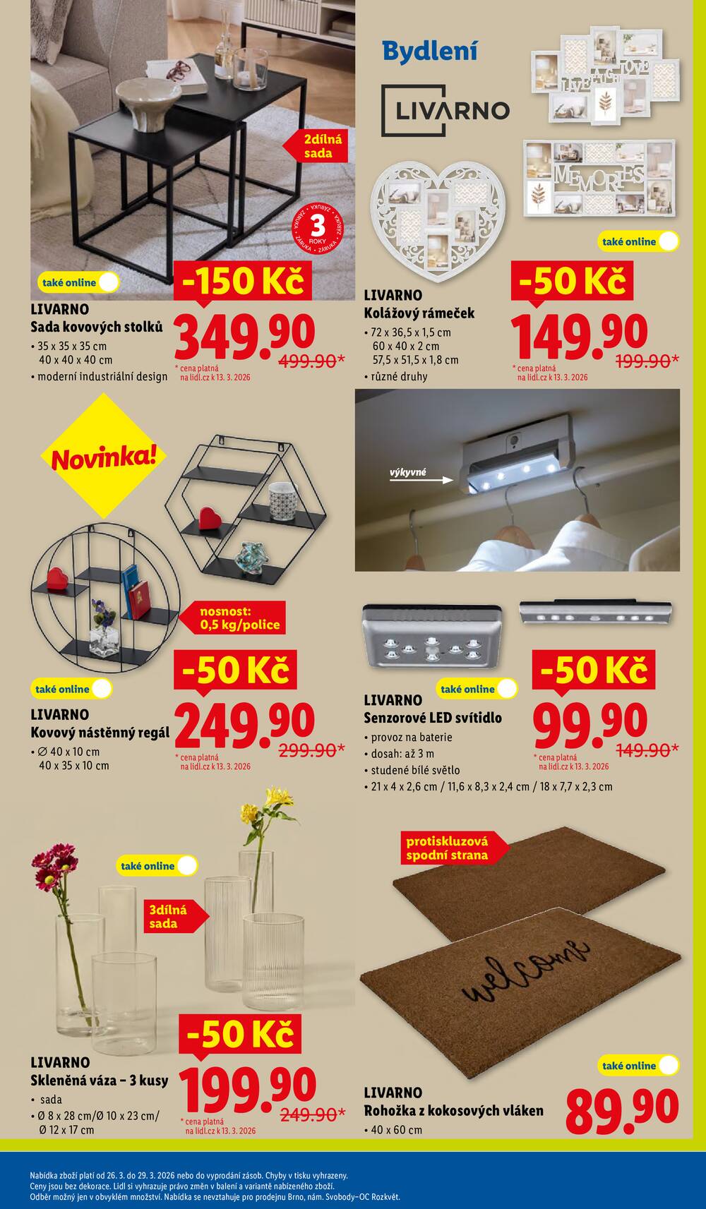 Lidl Čtvrtek od 26.3. do 29.3.2026