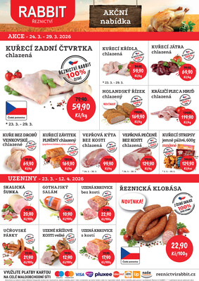 RABBIT řeznictví letáky