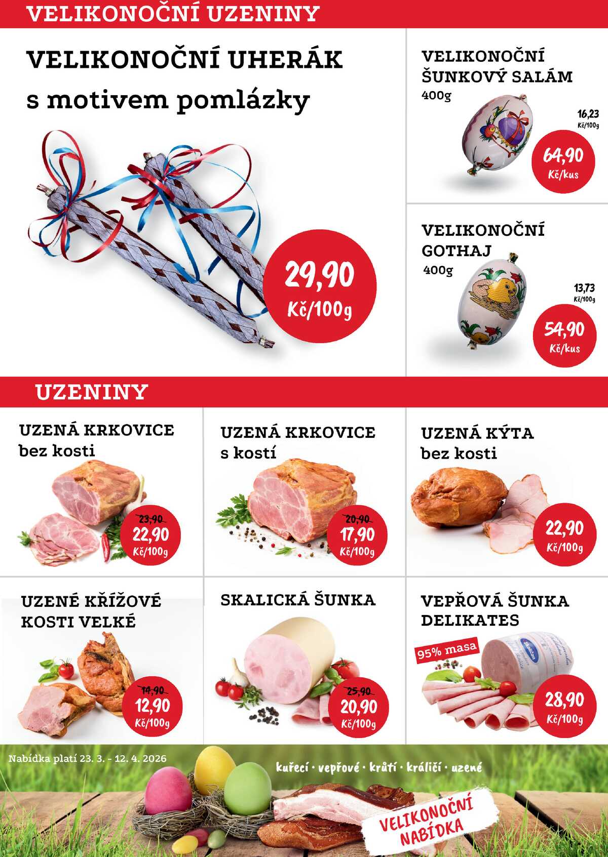 RABBIT řeznictví velikonoční nabídka od 23.3. do 14.4.2026 strana 2