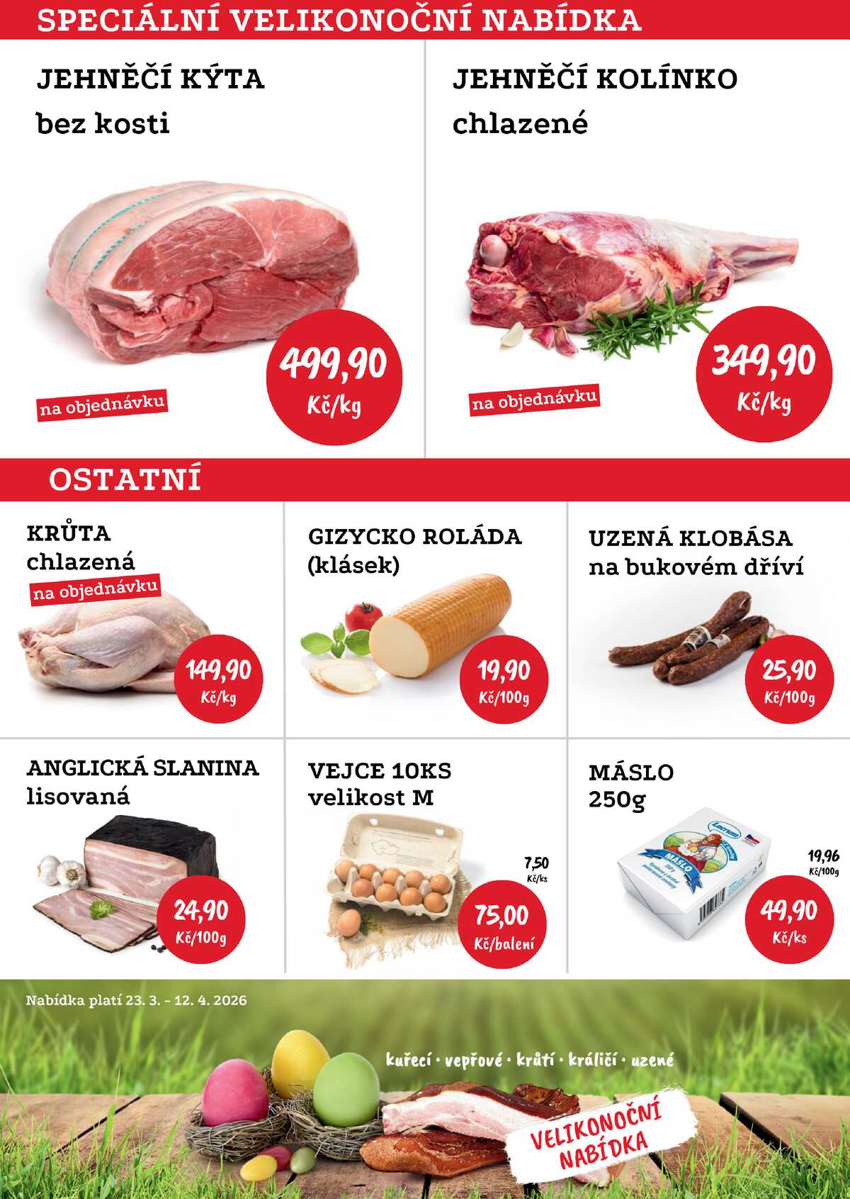 RABBIT řeznictví velikonoční nabídka od 23.3. do 14.4.2026 strana 3