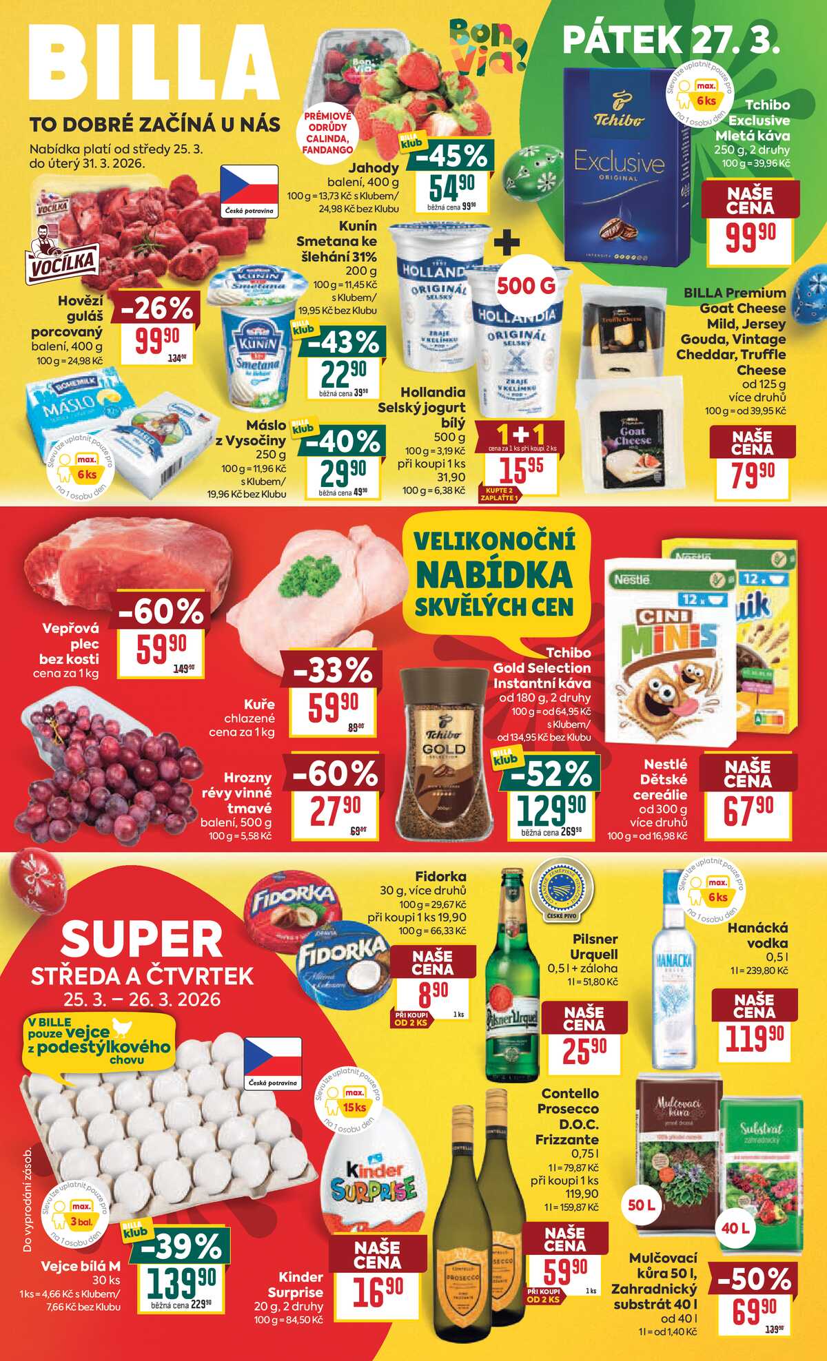 BILLA od 25.3. do 31.3.2026 strana 1