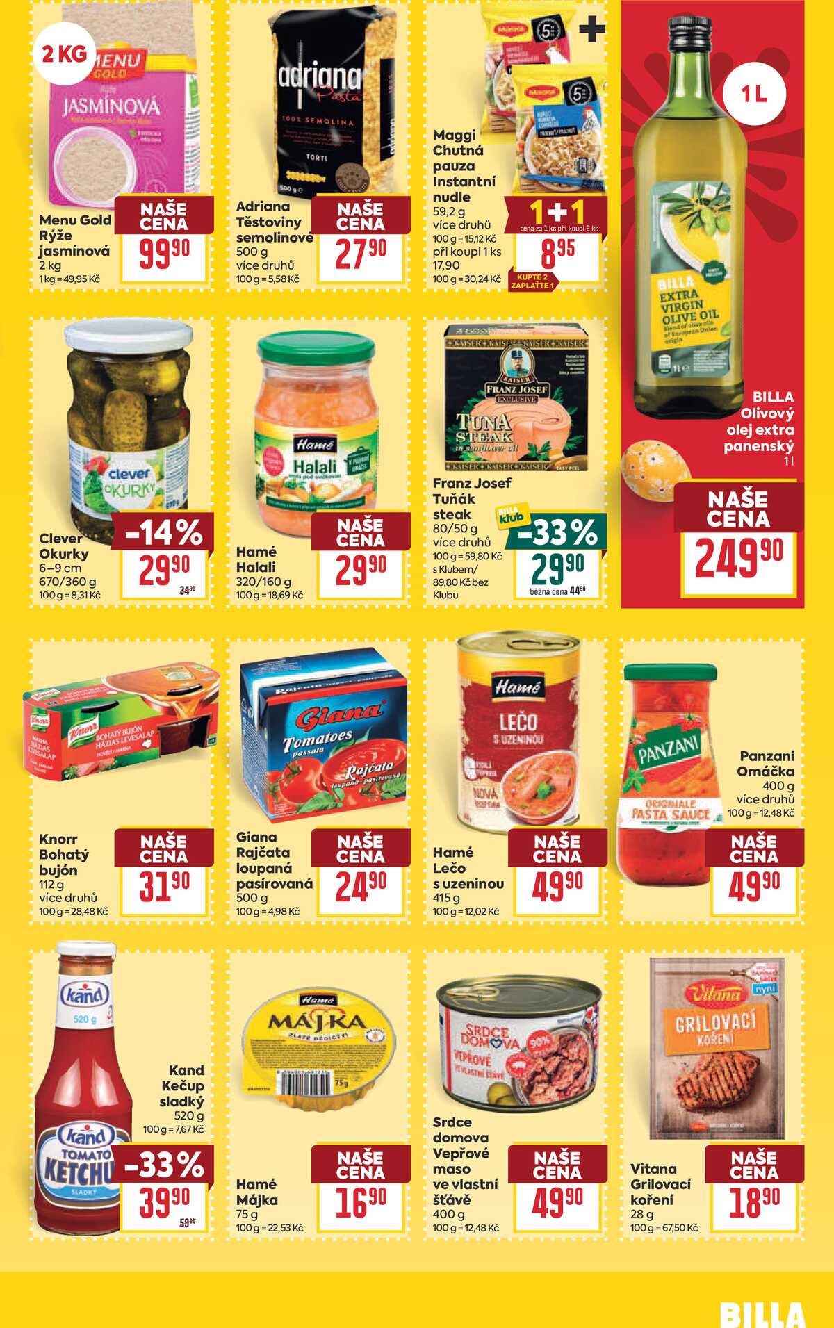 BILLA od 25.3. do 31.3.2026 strana 21