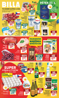 BILLA od 25.3. do 31.3.2026