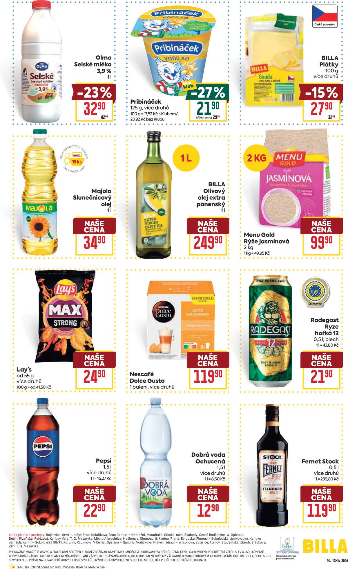 BILLA malý leták od 25.3. do 31.3.2026 strana 3