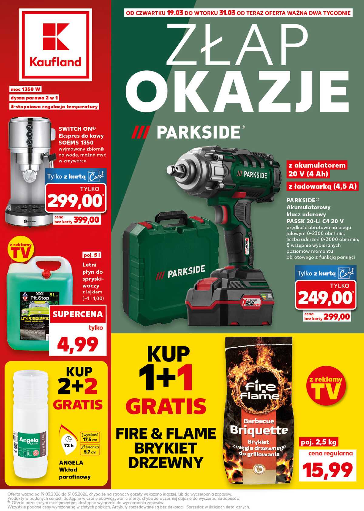 Leták Kaufland Polsko 19.3.-31.3.2026 strana 1