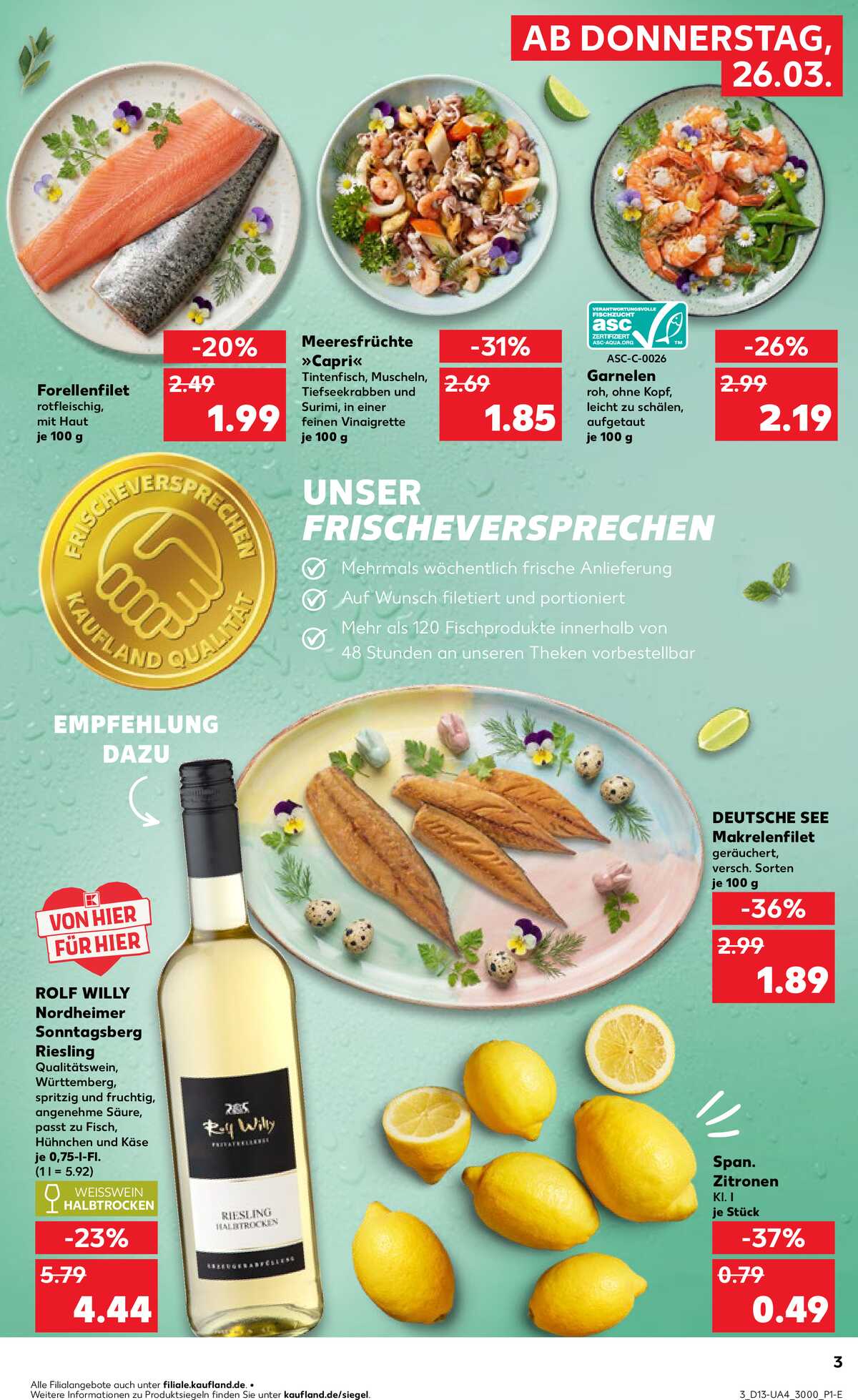Leták Kaufland Německo 26.3.-1.4.2026 strana 3