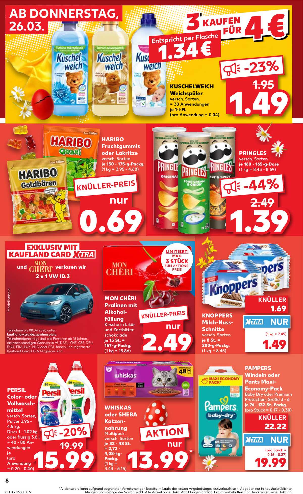 Leták Kaufland Německo 26.3.-1.4.2026 strana 8