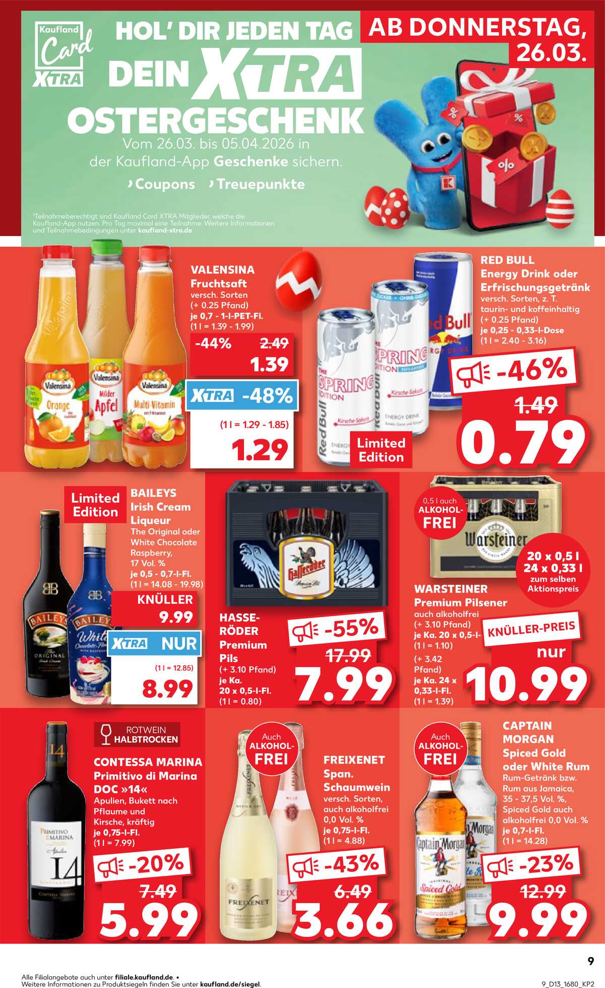 Leták Kaufland Německo 26.3.-1.4.2026 strana 9