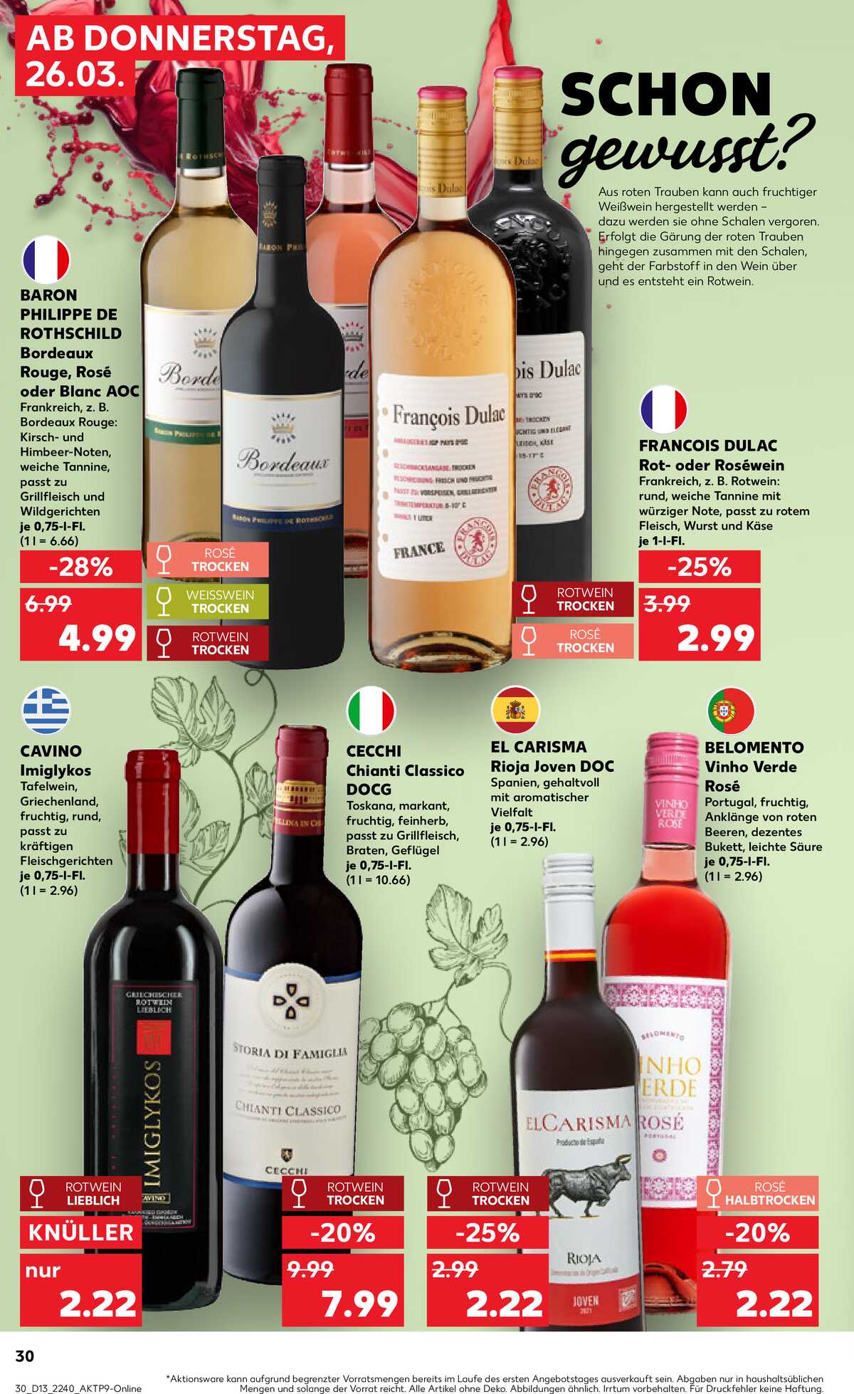 Leták Kaufland Německo 26.3.-1.4.2026 strana 30