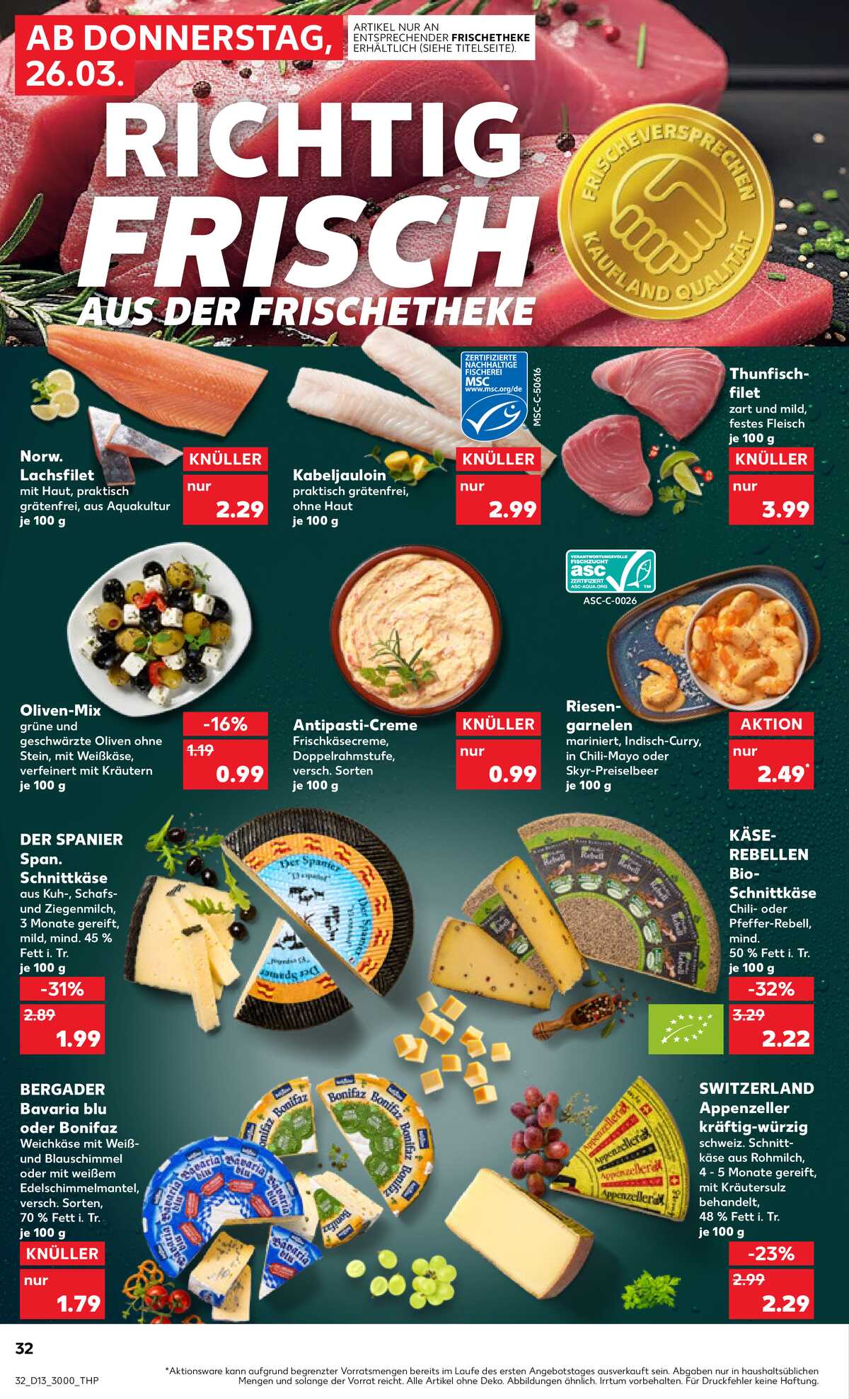 Leták Kaufland Německo 26.3.-1.4.2026 strana 32