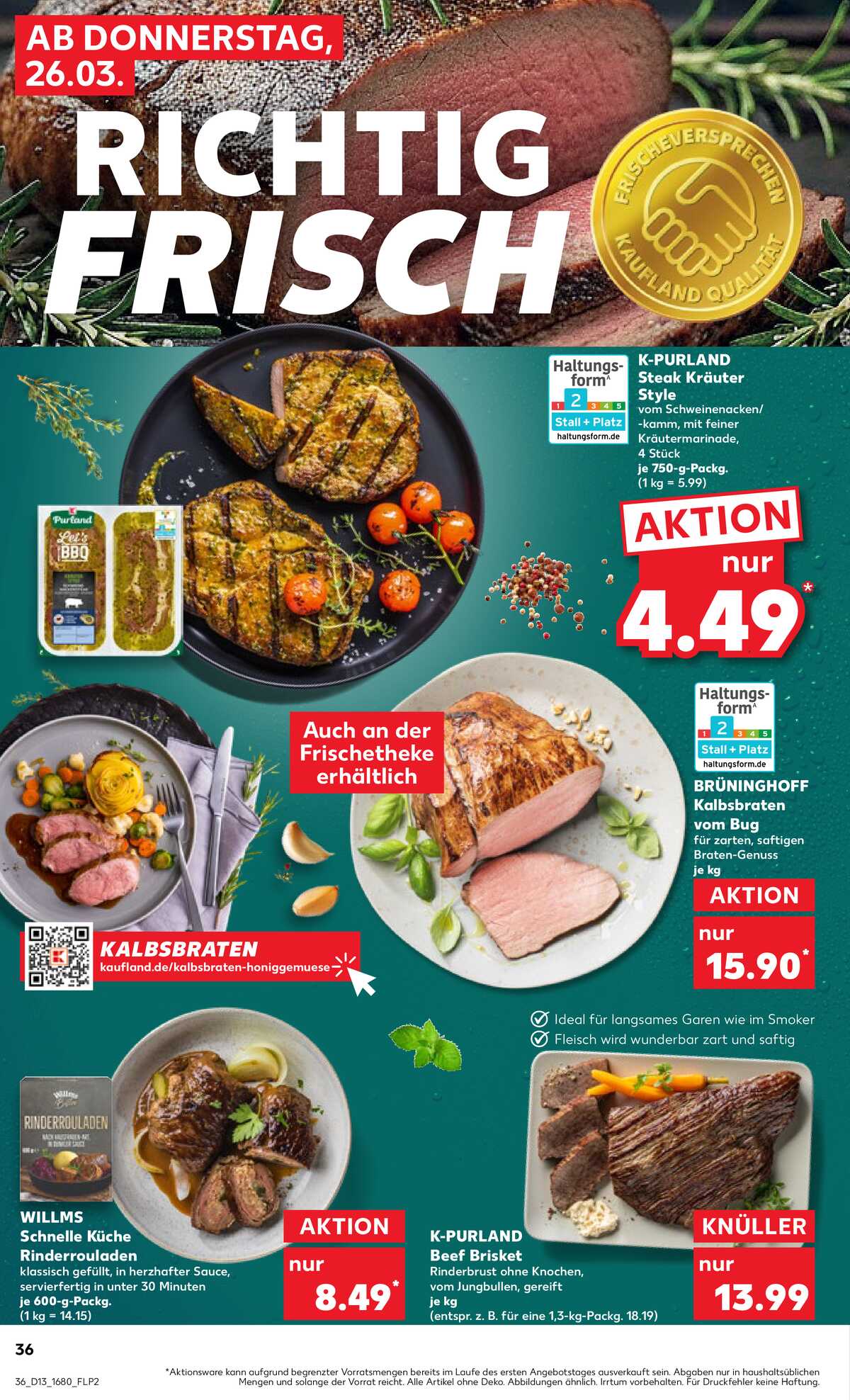Leták Kaufland Německo 26.3.-1.4.2026 strana 36