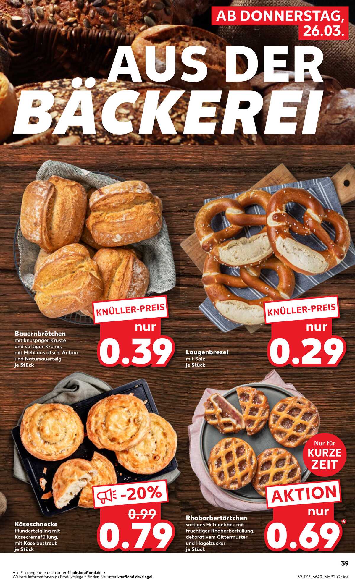 Leták Kaufland Německo 26.3.-1.4.2026 strana 39