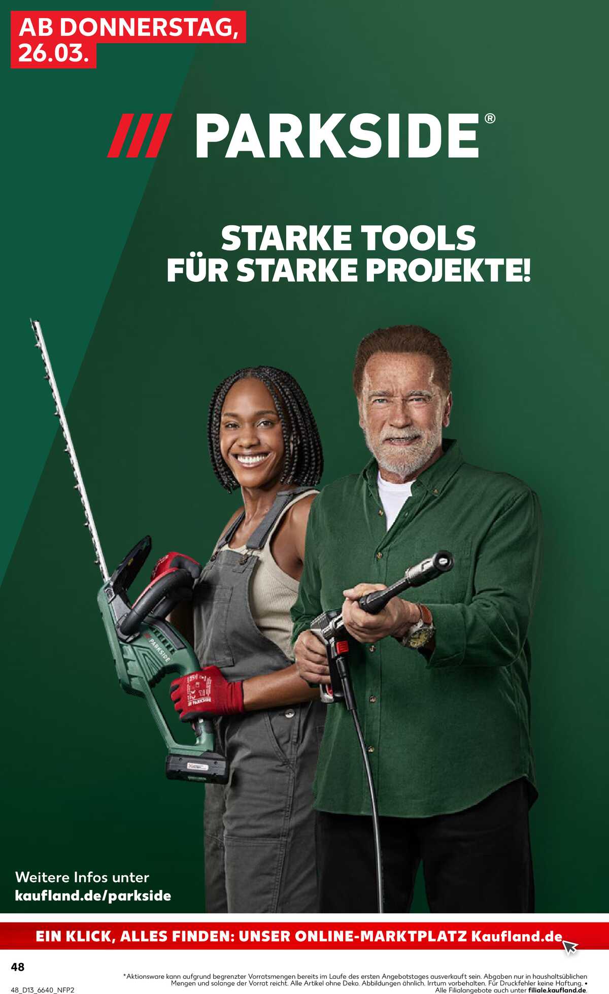 Leták Kaufland Německo 26.3.-1.4.2026 strana 48