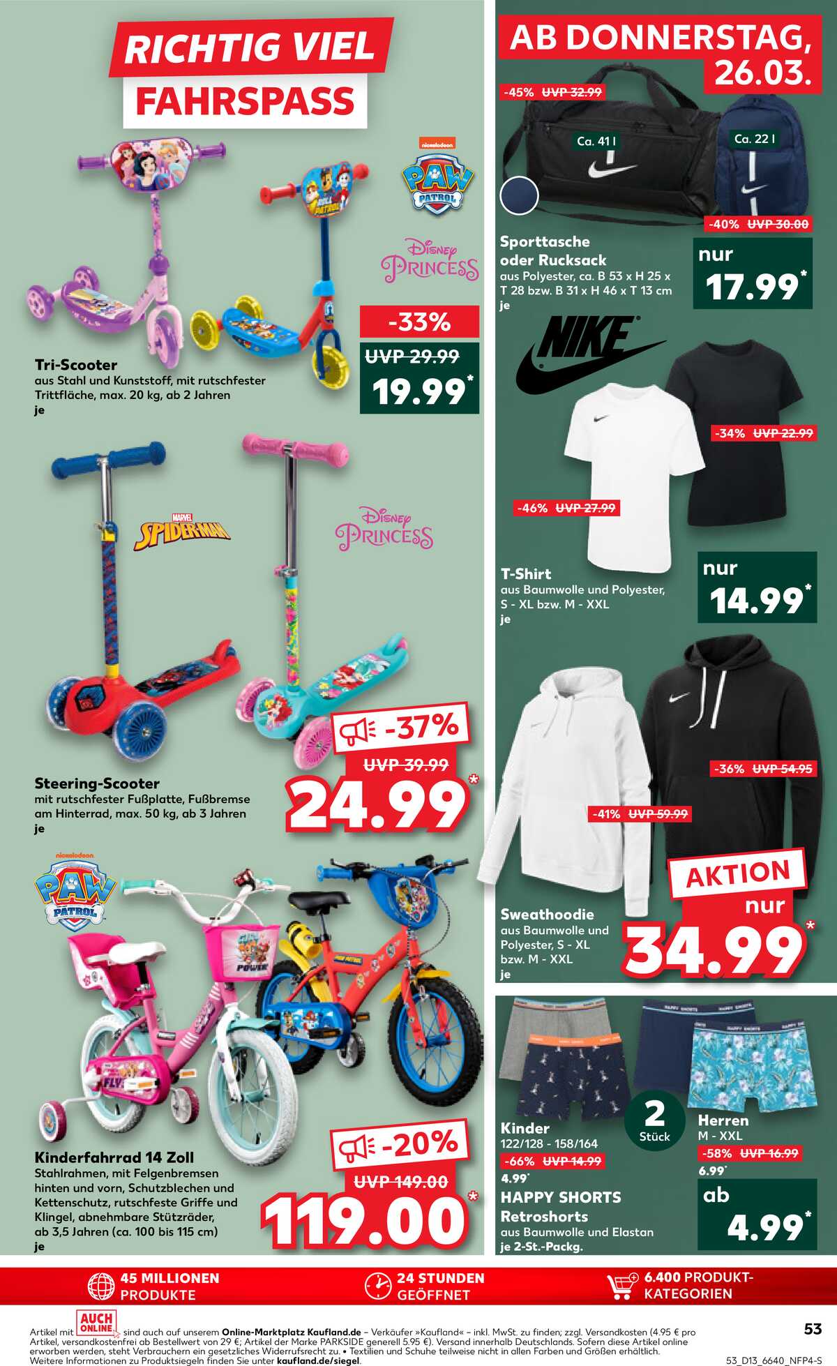 Leták Kaufland Německo 26.3.-1.4.2026 strana 53