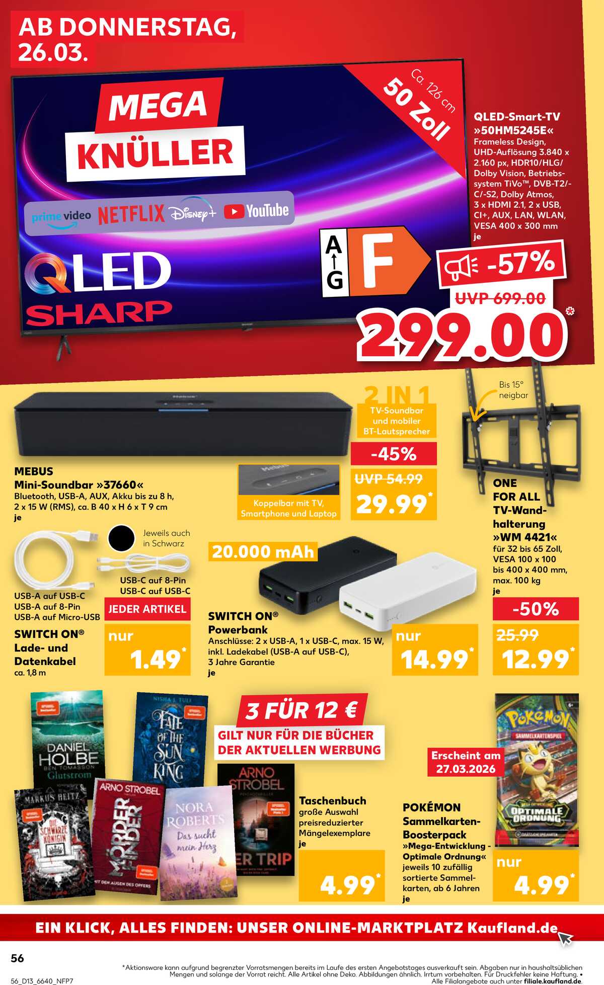 Leták Kaufland Německo 26.3.-1.4.2026 strana 56