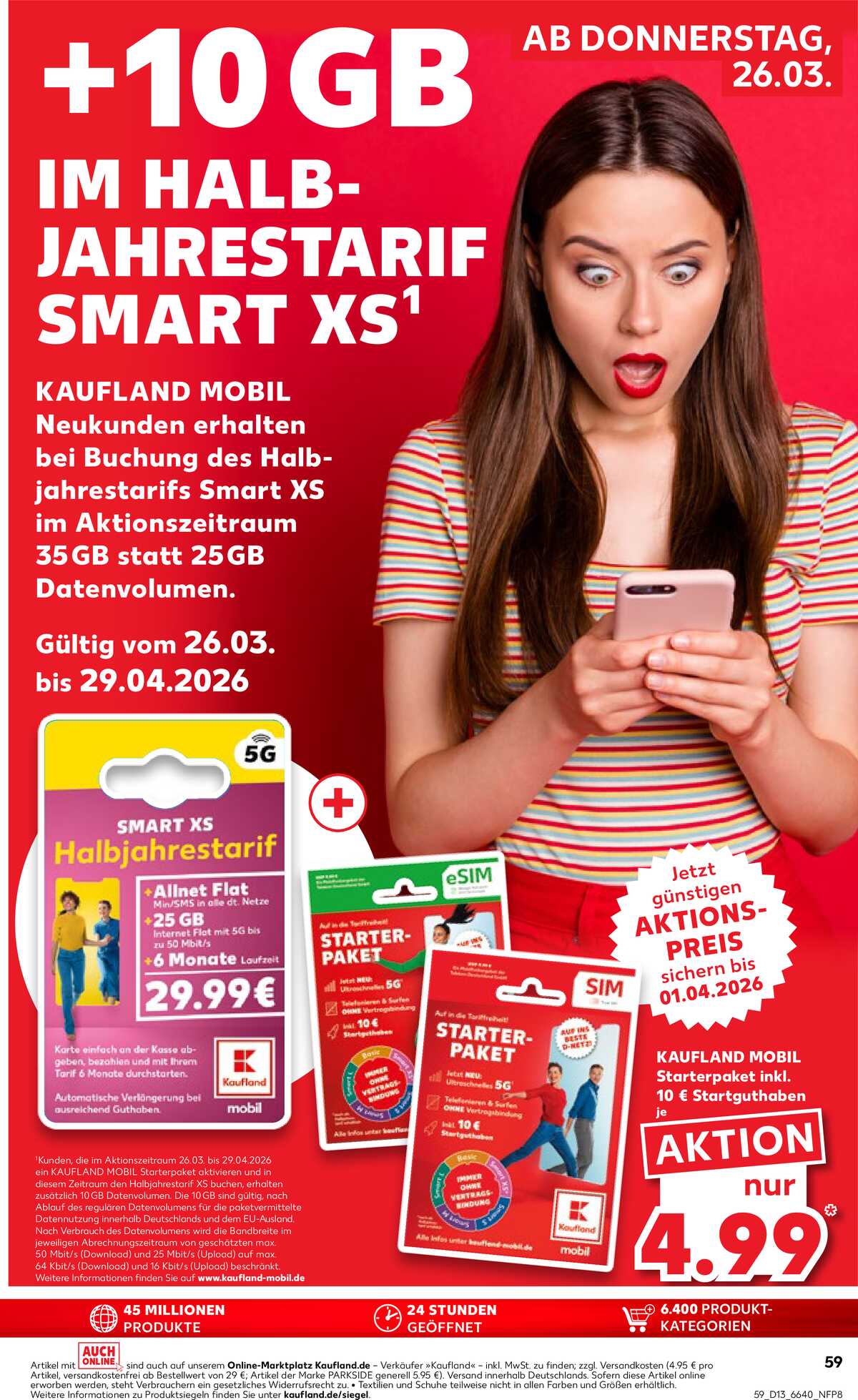 Leták Kaufland Německo 26.3.-1.4.2026 strana 59