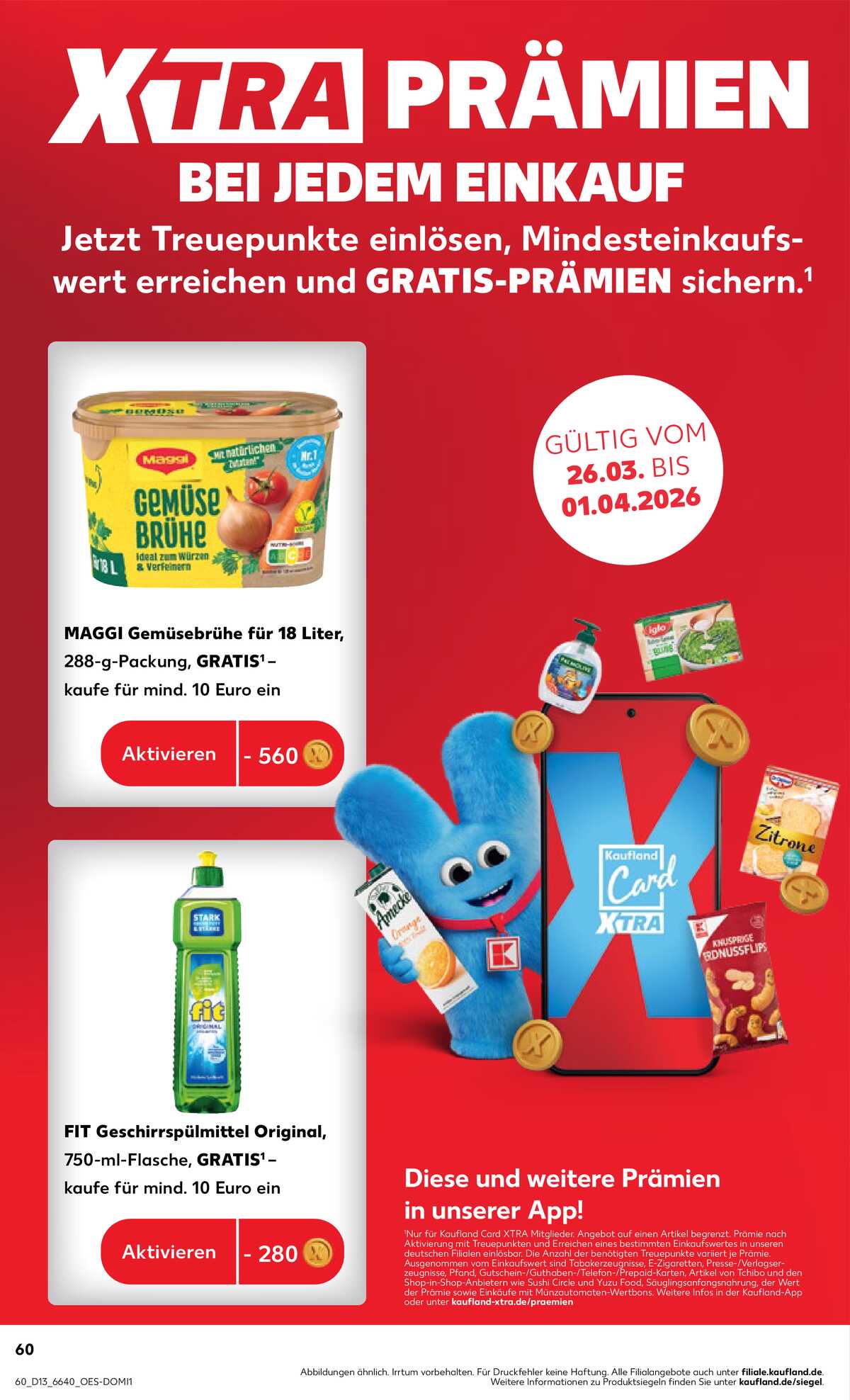 Leták Kaufland Německo 26.3.-1.4.2026 strana 60