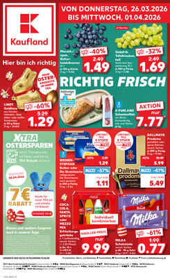 Leták Kaufland Německo 26.3.-1.4.2026