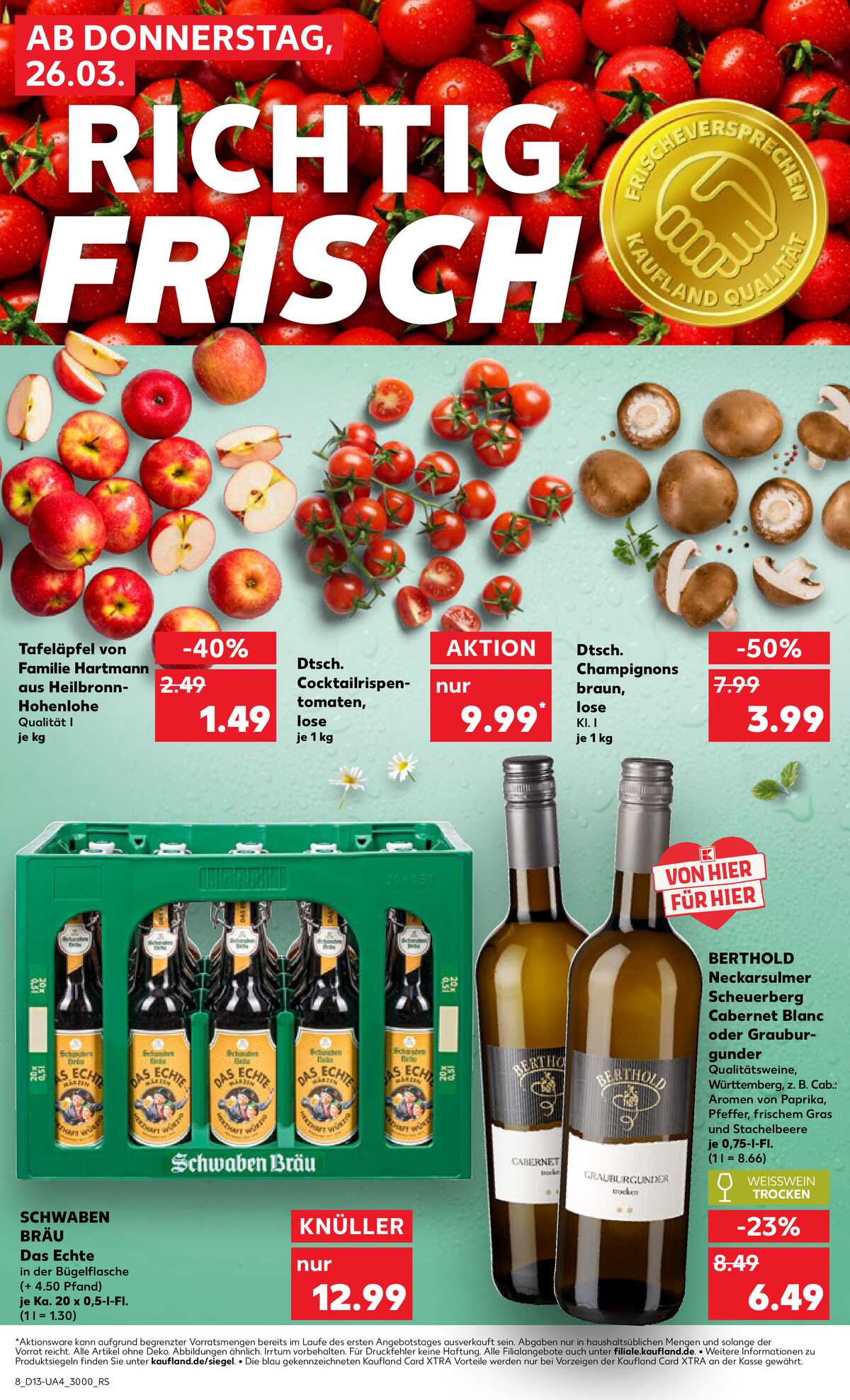 Leták Kaufland Německo 26.3.-1.4.2026 strana 8