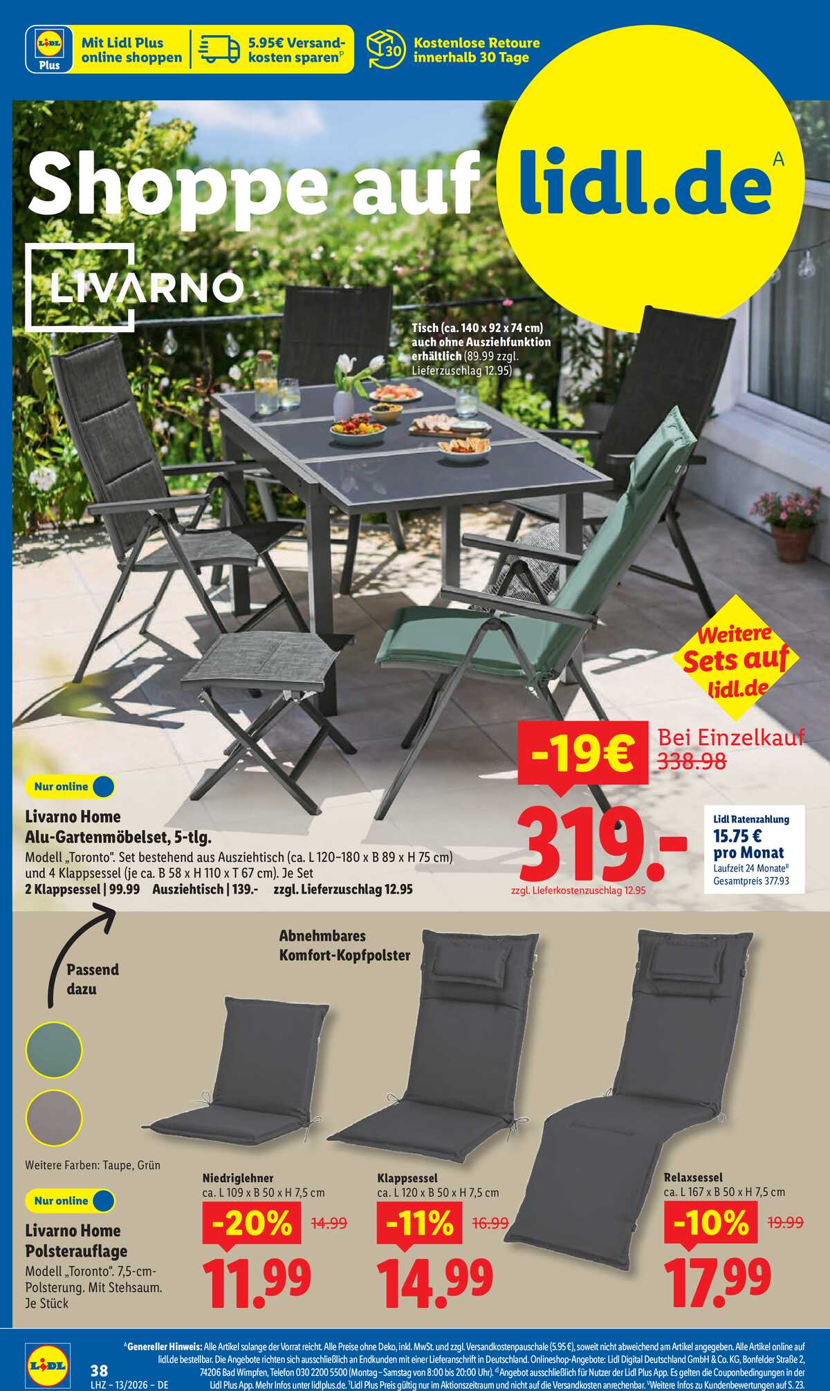 Leták Lidl Německo 23.3.-28.3.2026 strana 58