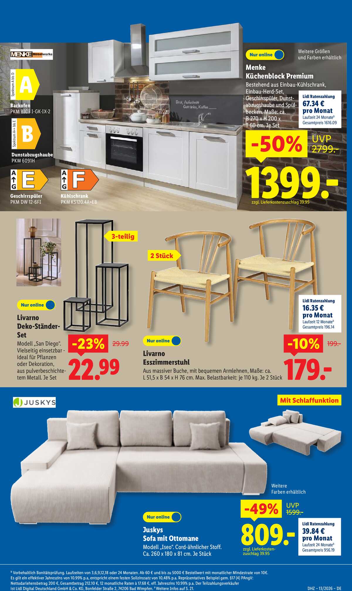 Leták Lidl Německo 23.3.-28.3.2026 strana 63