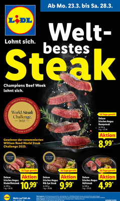 Leták Lidl Německo 23.3.-28.3.2026