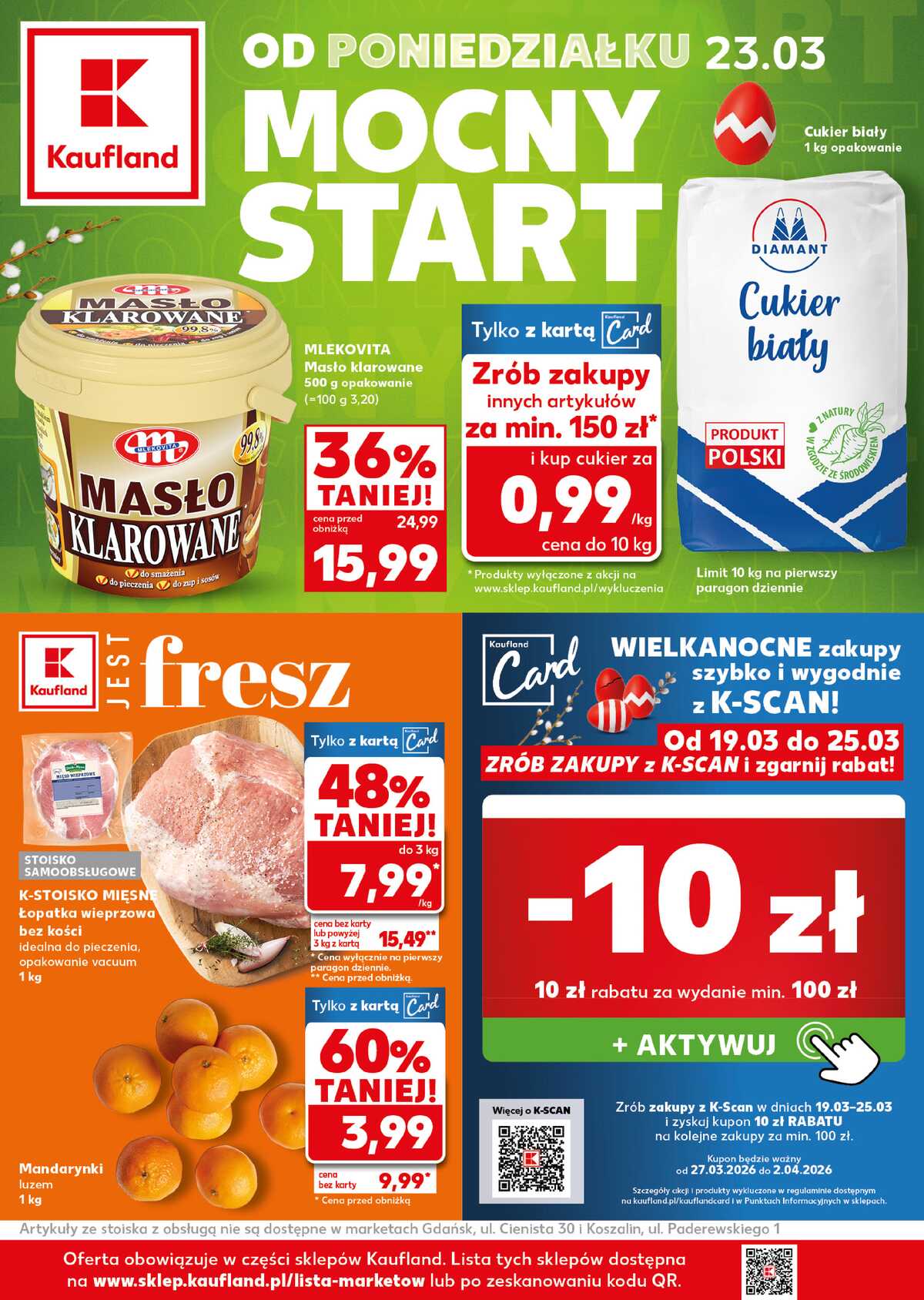 Leták Kaufland Polsko 23.3.-25.3.2026 - Silný start strana 1