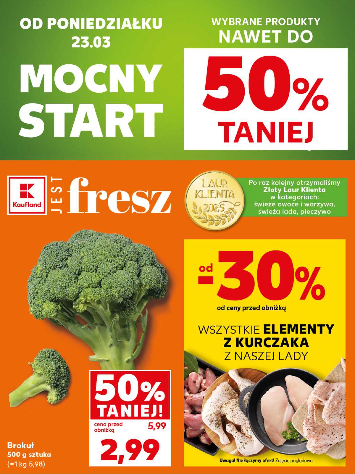 Leták Kaufland Polsko 23.3.-25.3.2026 - Silný start strana 2