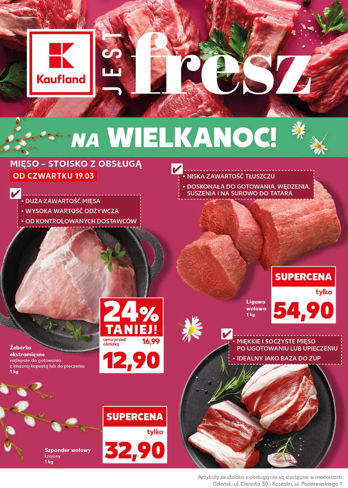 Leták Kaufland Polsko 23.3.-25.3.2026 - Silný start strana 14